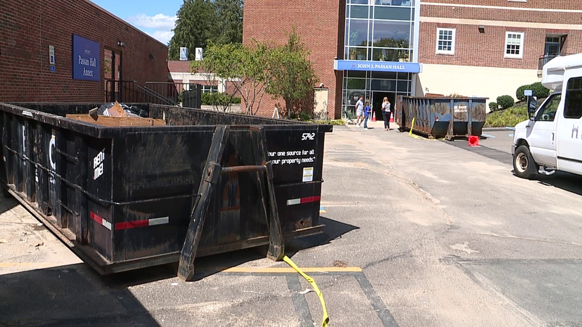 Newswatch 16's Emily Kress shows us how the school is dealing with the mess left  behind.