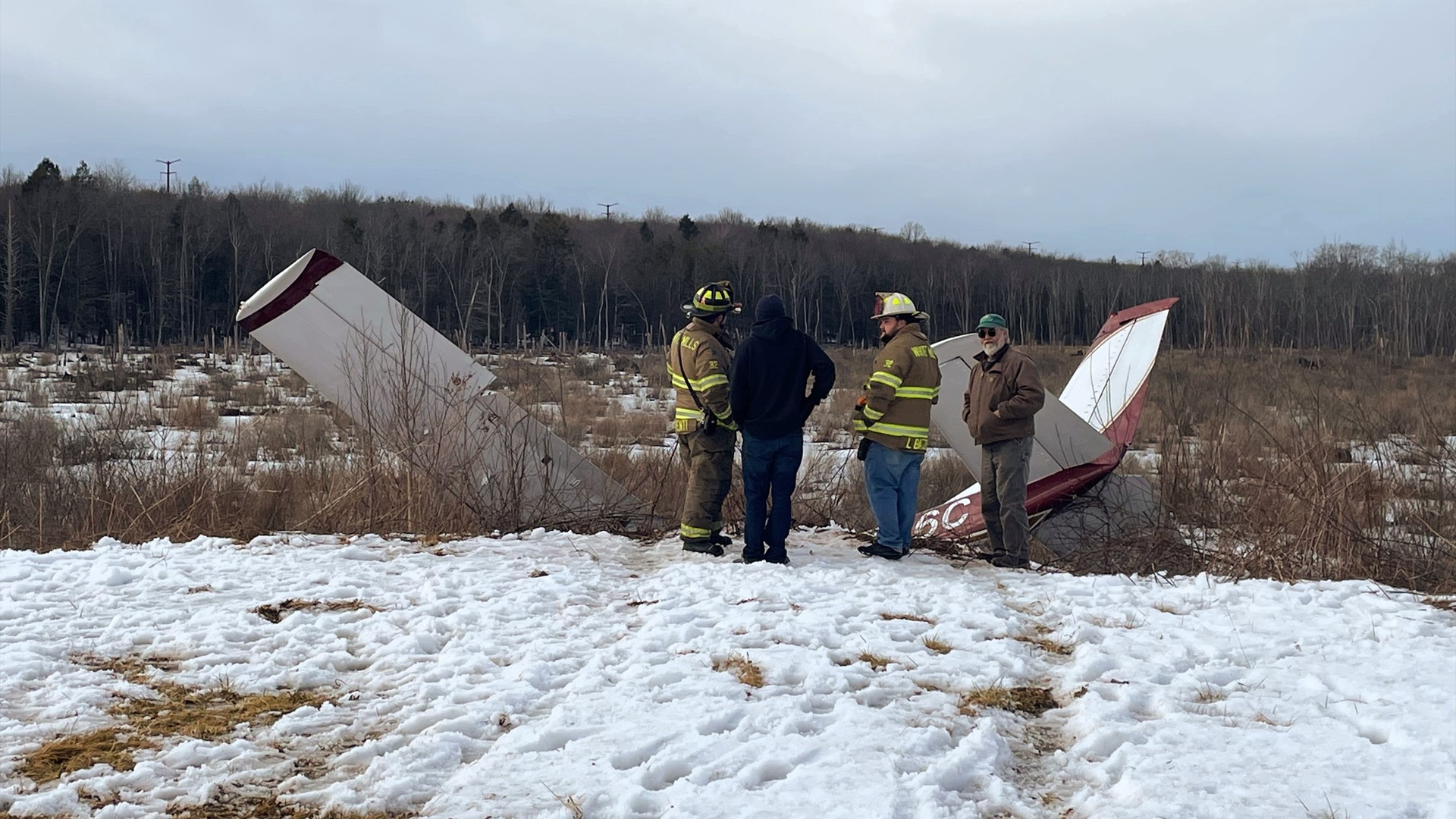The crash happened Thursday afternoon at the Cherry Ridge Aiport near Honesdale.