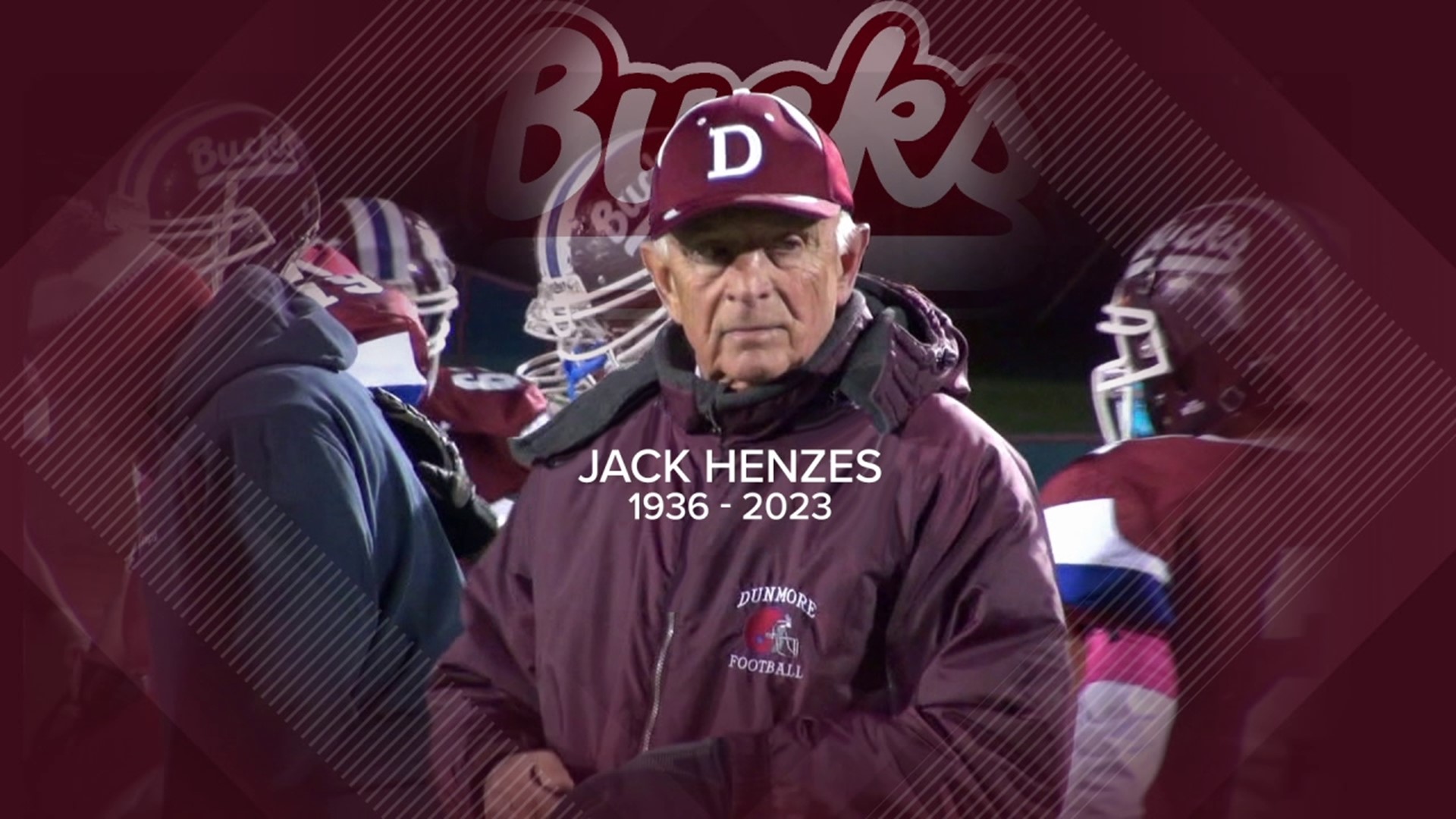 People gathered to say goodbye to the legendary former Dunmore football coach Saturday morning at the Sacred Heart of Jesus Church in Blakely.