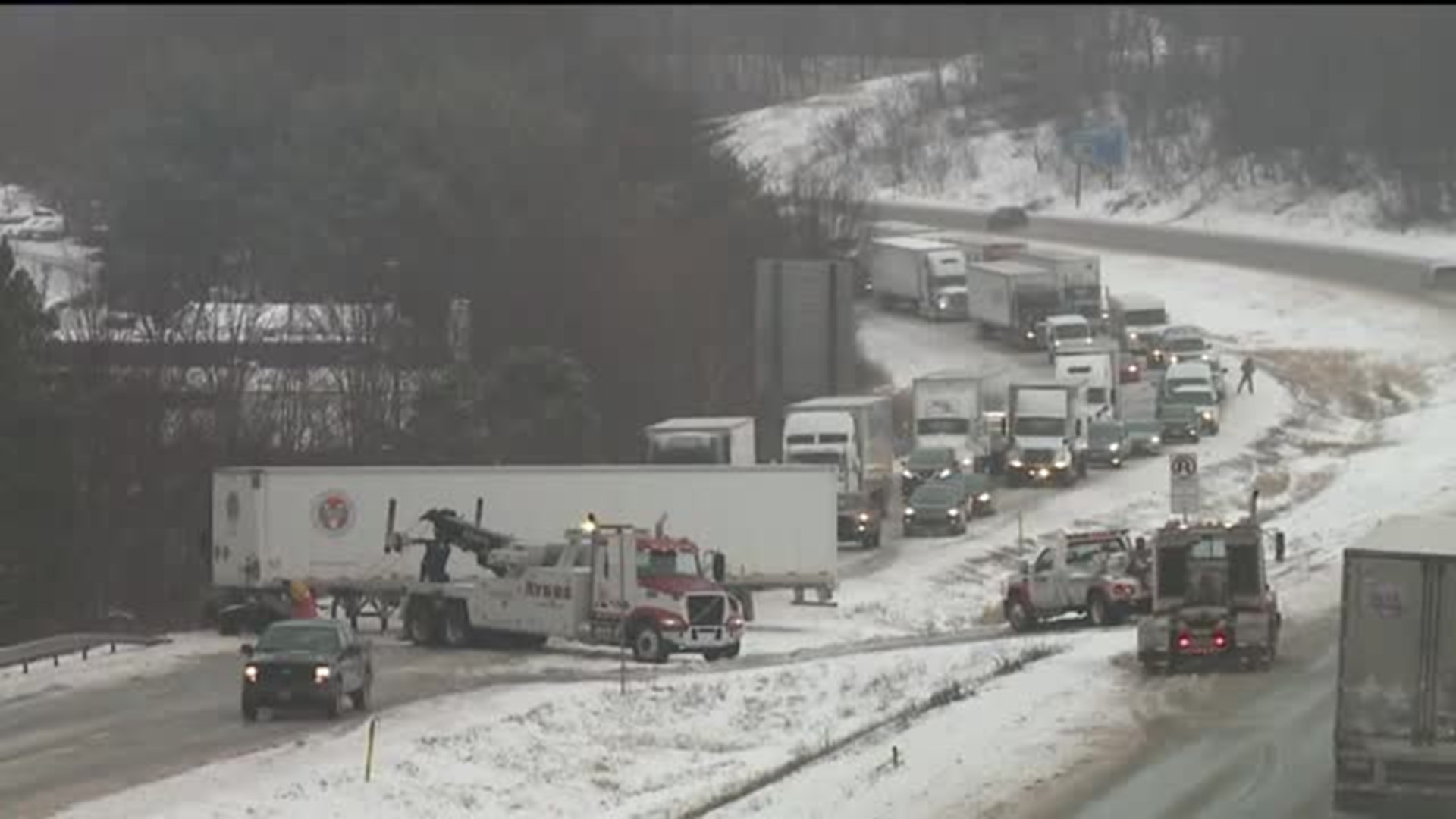 Interstate 81 in Luzerne County Open after Crash