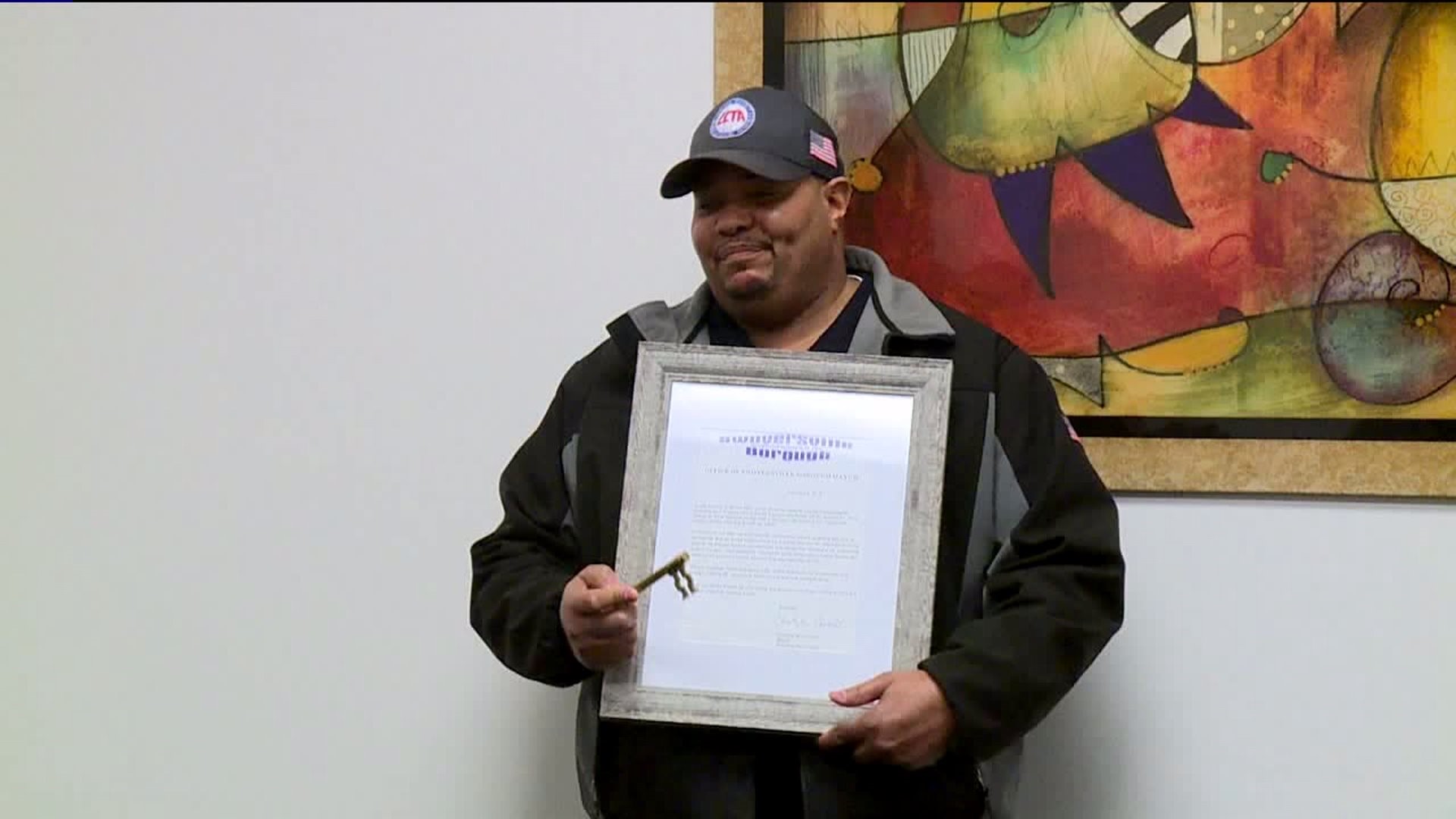 LCTA Bus Driver Honored for Pulling Man to Safety