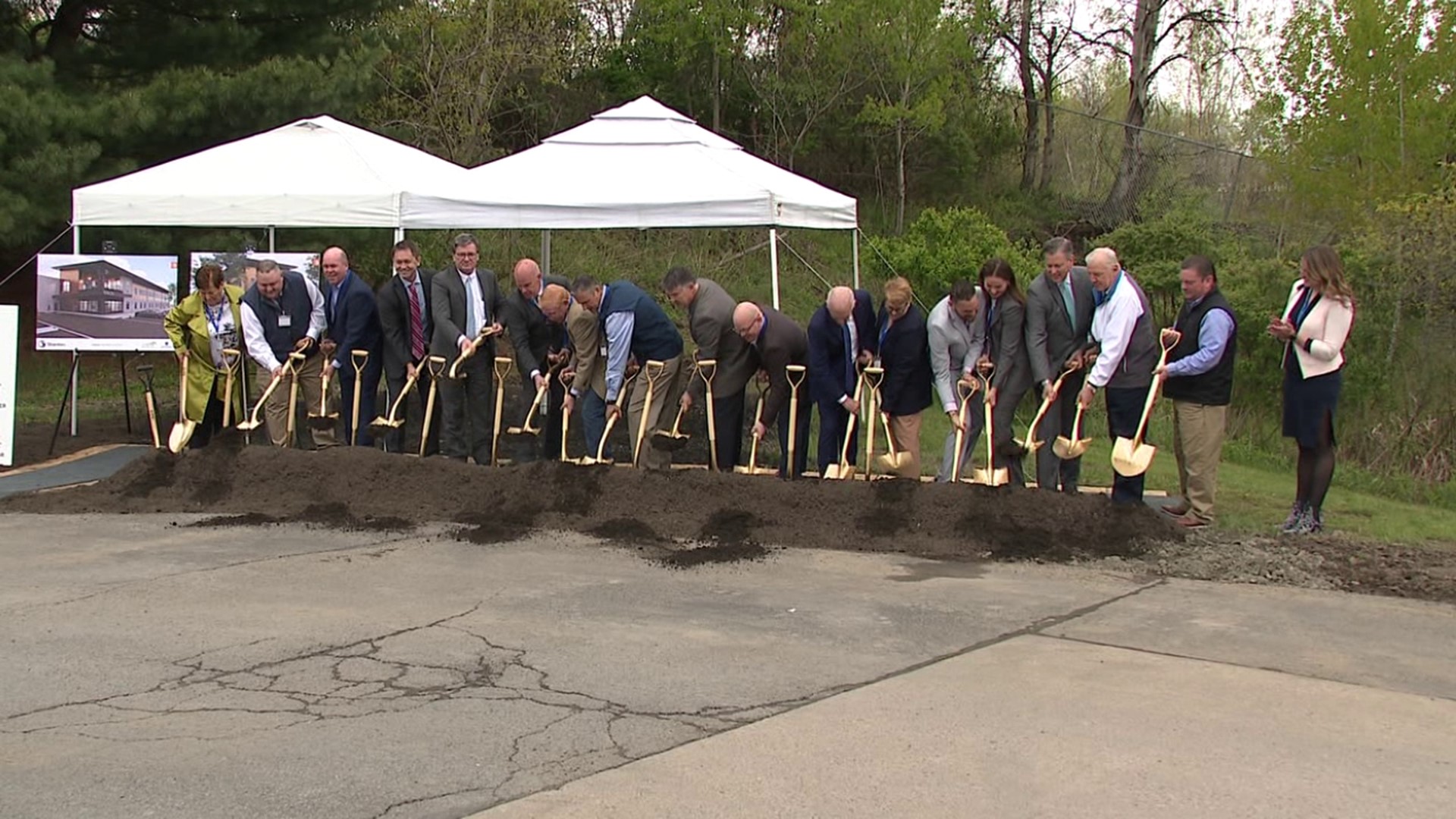 The County of Lackawanna Transit System broke ground Friday for its new multi-million dollar headquarters in Scranton.