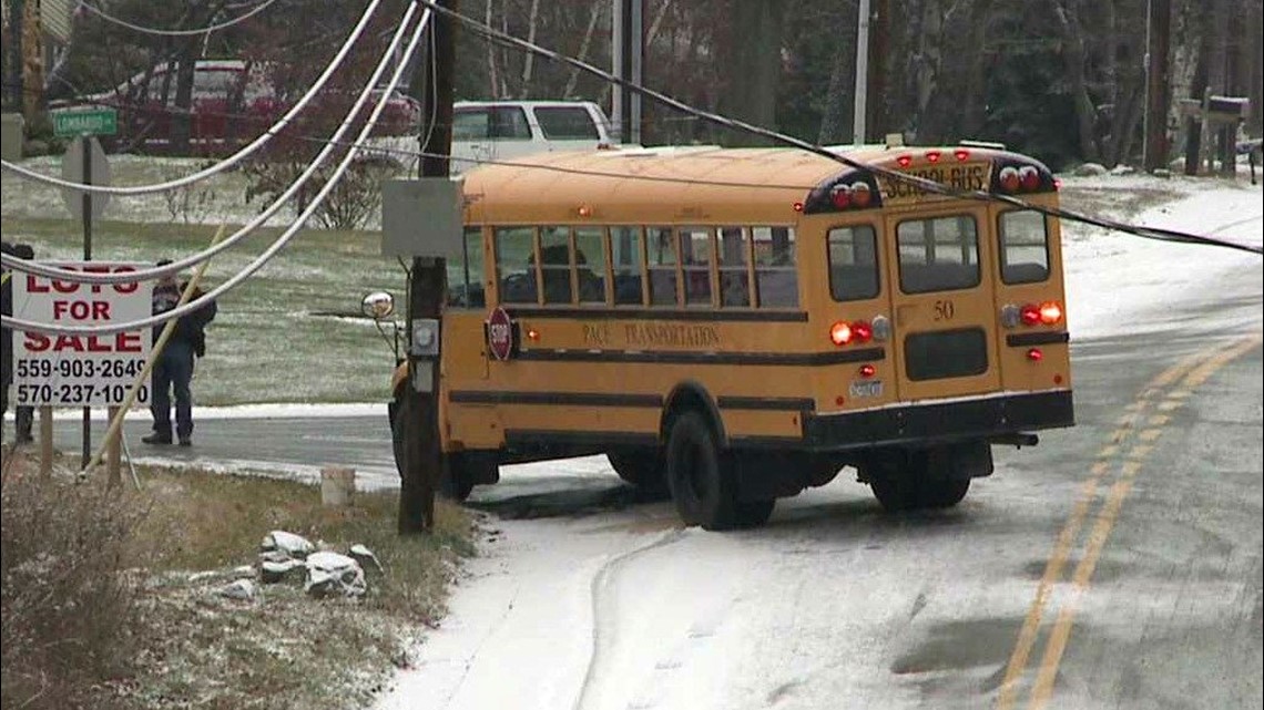 Bus Slid From Road In Luzerne County | wnep.com