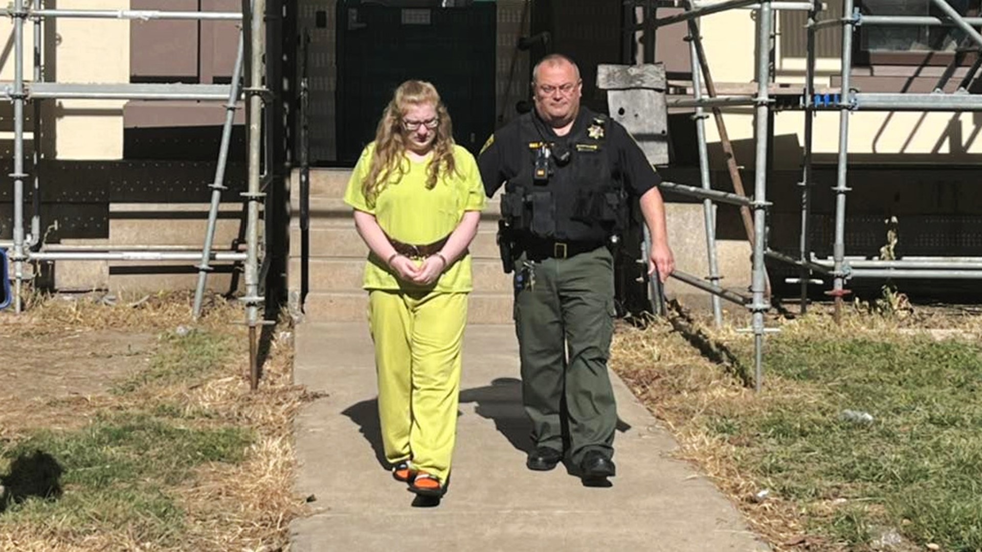 Samantha Delcamp was sentenced Friday morning in Northumberland County for the death of 3-year-old Arabella Parker.