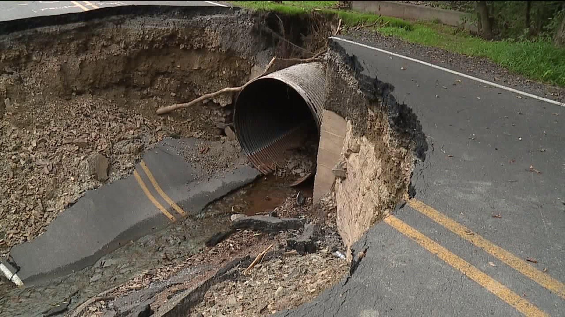 Repair Work for Washed Out Road in Snyder County Getting Fast Tracked