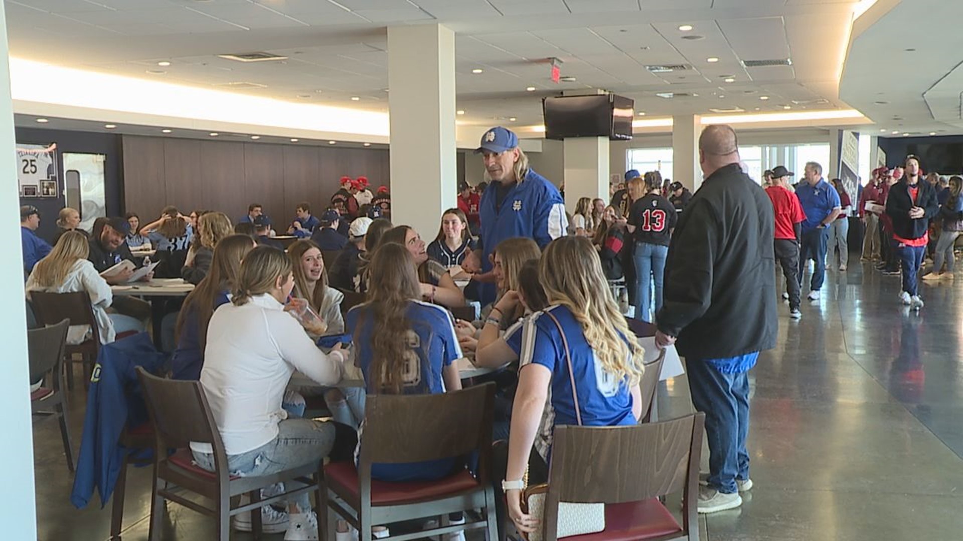 Area College and High School Baseball and Softball Teams Met at PNC Field for Media Day Benefiting the Bill Howerton Foundation