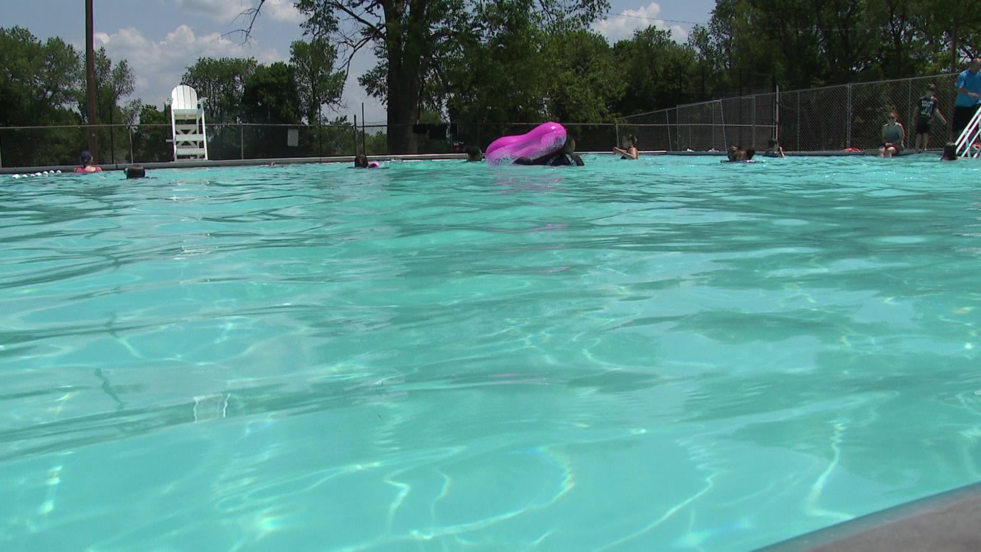 The Weston Park pool was closed all day Thursday for maintenance right in the middle of a heat wave.