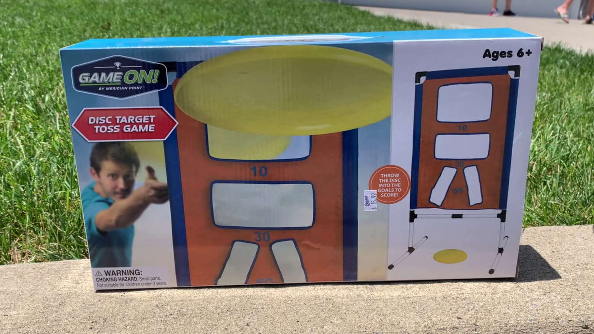 The maker claims this Disc Toss Game is fun for the whole family while teaching children about strategy, hand-eye coordination, and math.