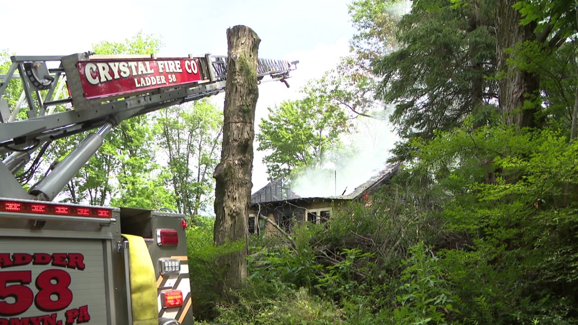 Officials say it was a vacant home under construction.