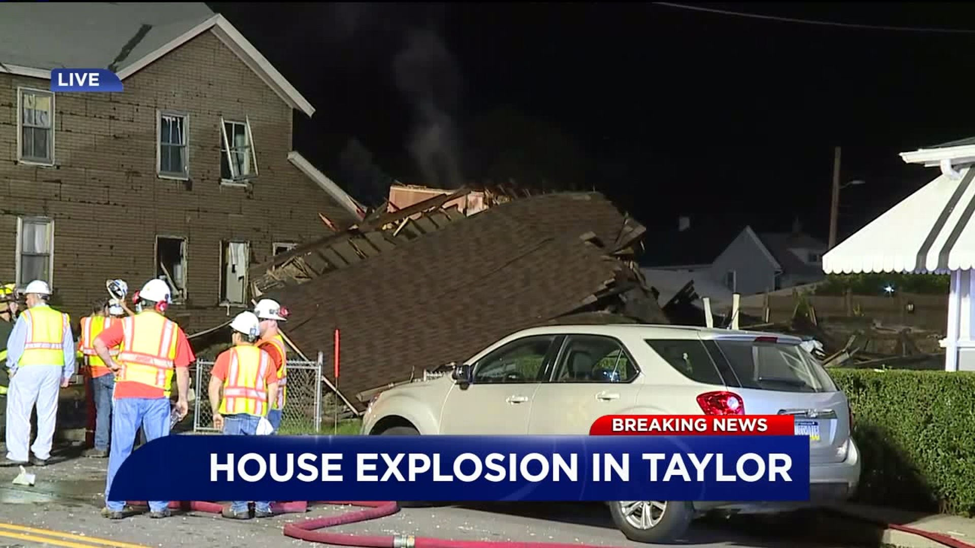 House Explosion in Lackawanna County, One Person Rescued from Rubble