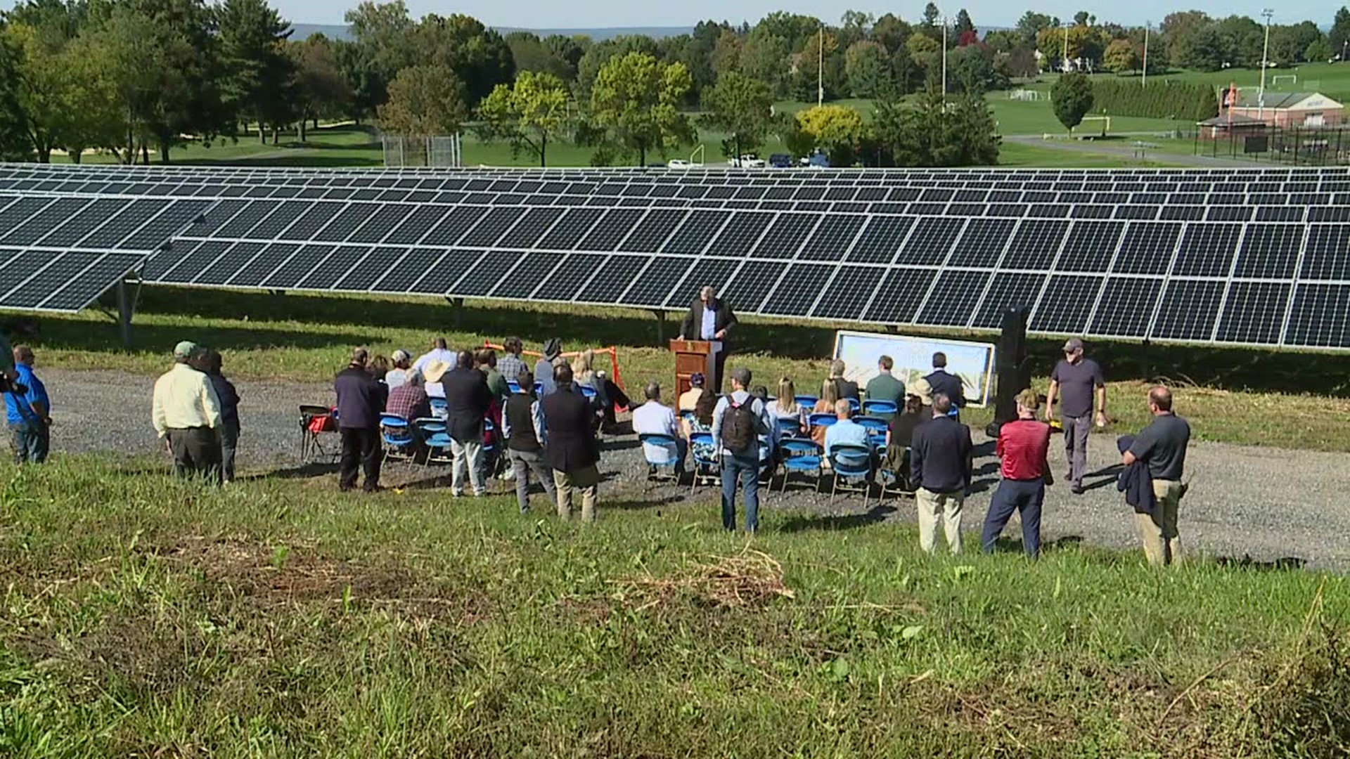 The solar panels will be responsible for almost 10 percent of Bucknell's electricity usage.