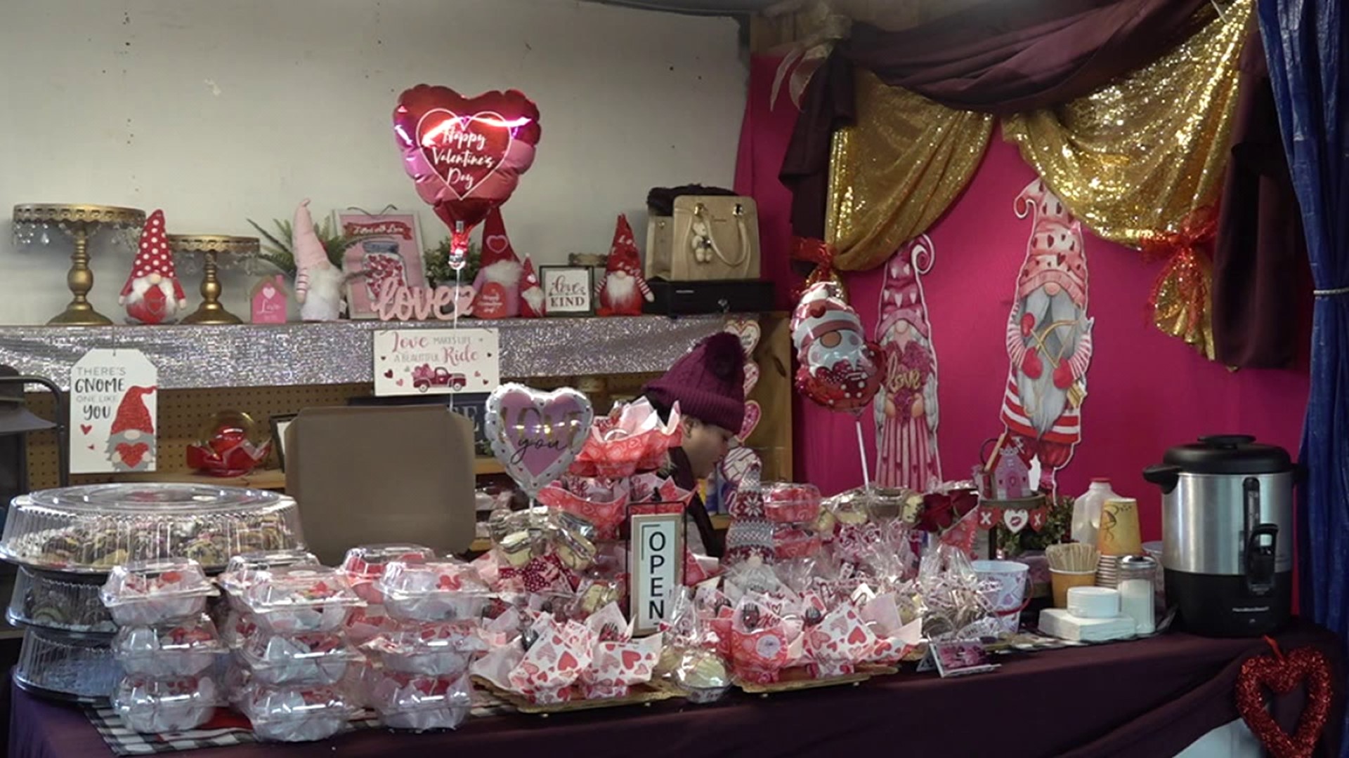 Vendors at the Hometown Farmers Market in Schuylkill County are prepared for any last-minute Valentine's Day shopping.