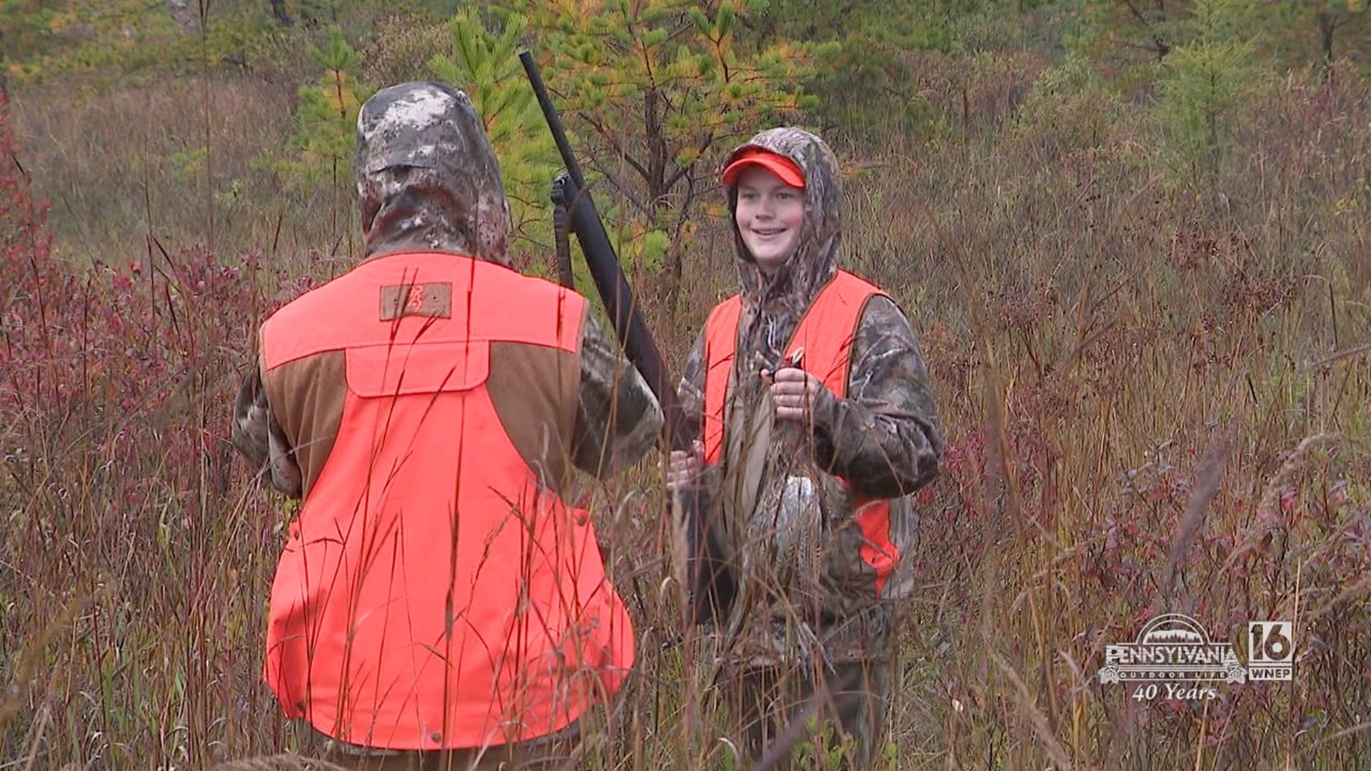 A day of pheasant hunting just for the kids.