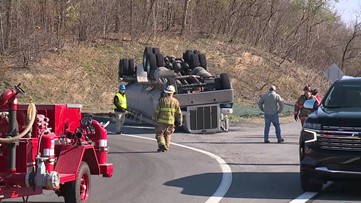On-ramp still closed after tanker rollover last week