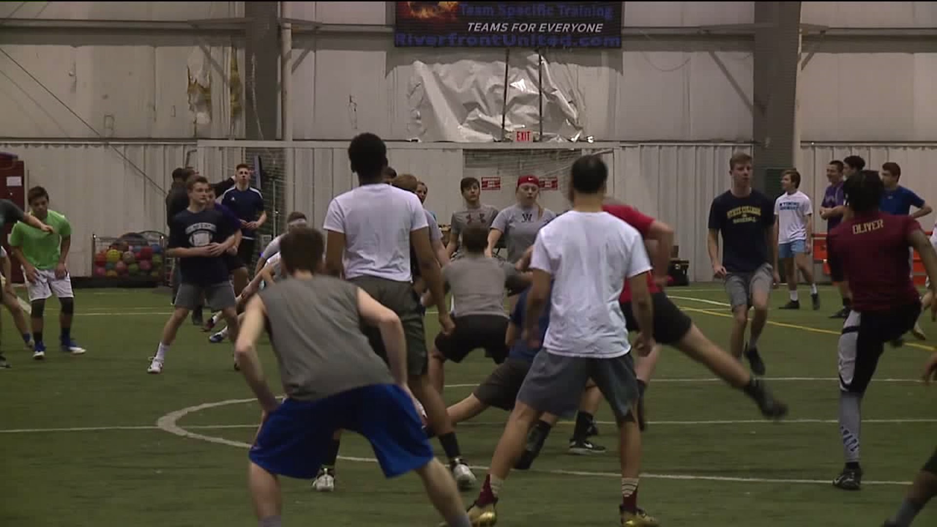 Student-Athletes Participate in Free Sports Combine