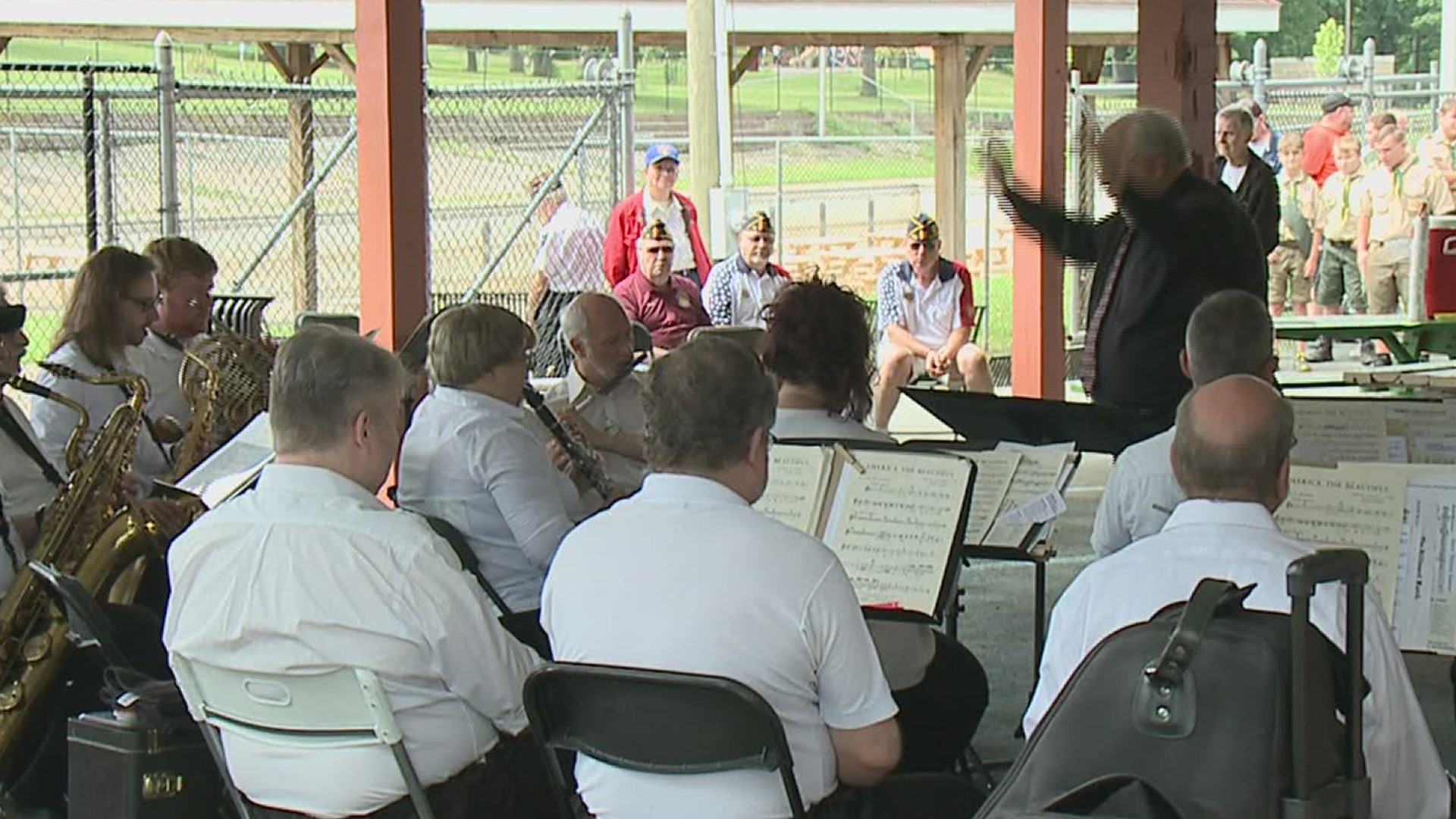 Some folks chose to spend their Fourth of July enjoying patriotic music in Lackawanna County.