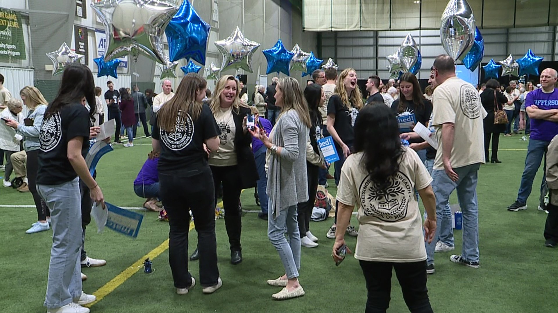 More than 100 medical students gathered Friday in Scranton, hoping for their top picks as they take the next step in their medical careers.