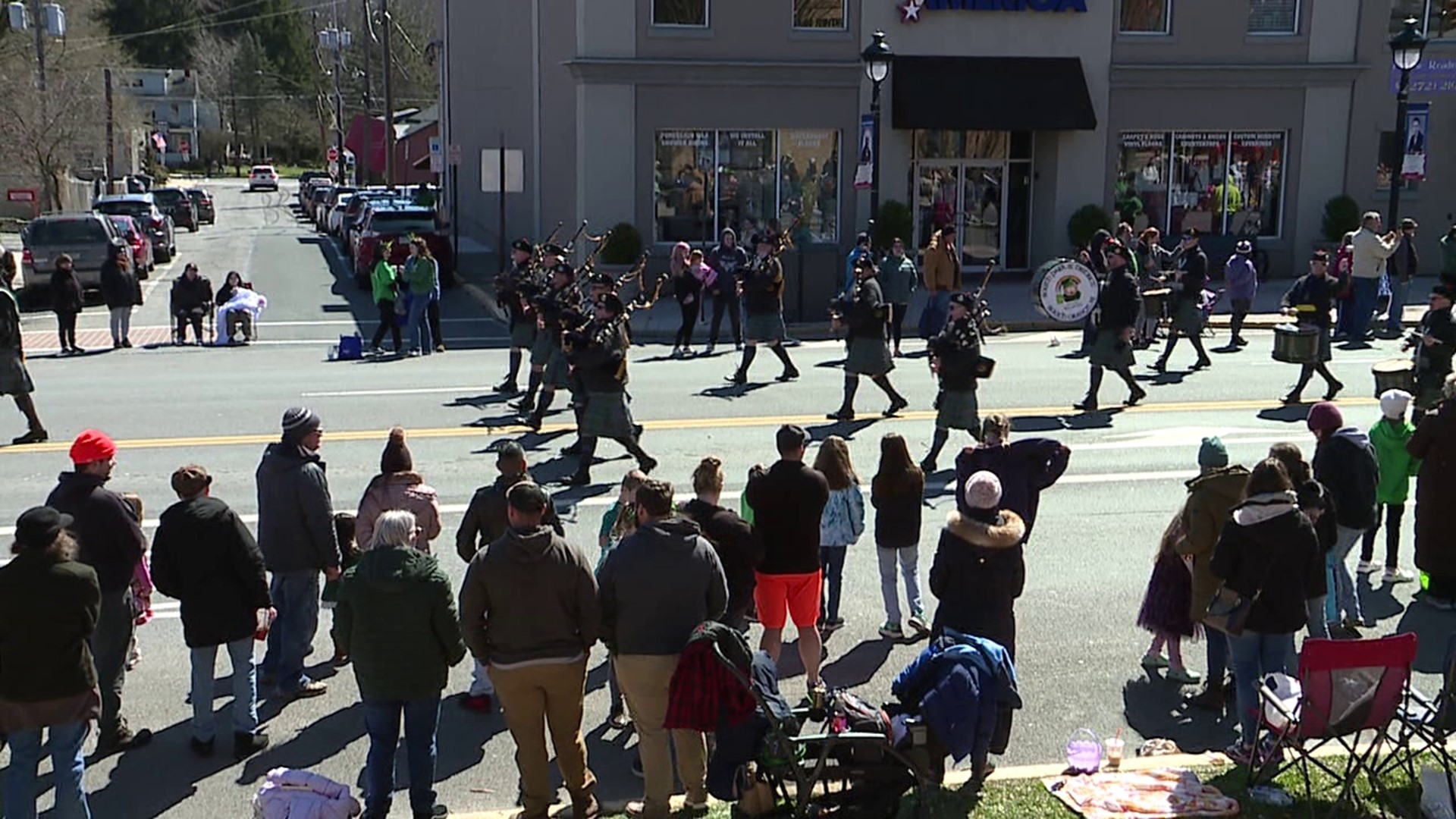 Folks in the Poconos came together for the finale of the St. Patrick's Parade season on Sunday afternoon.