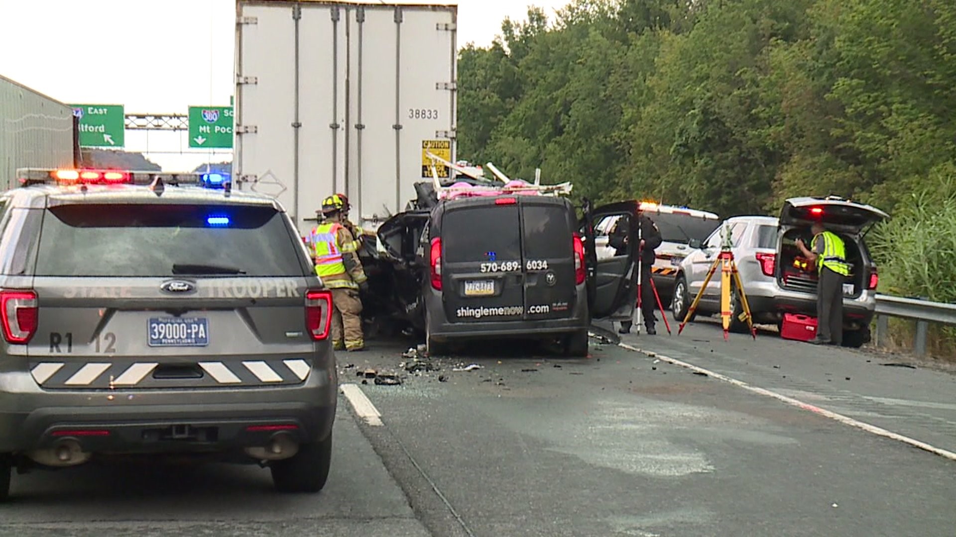 Deadly Crash on Interstate 84 in Lackawanna County