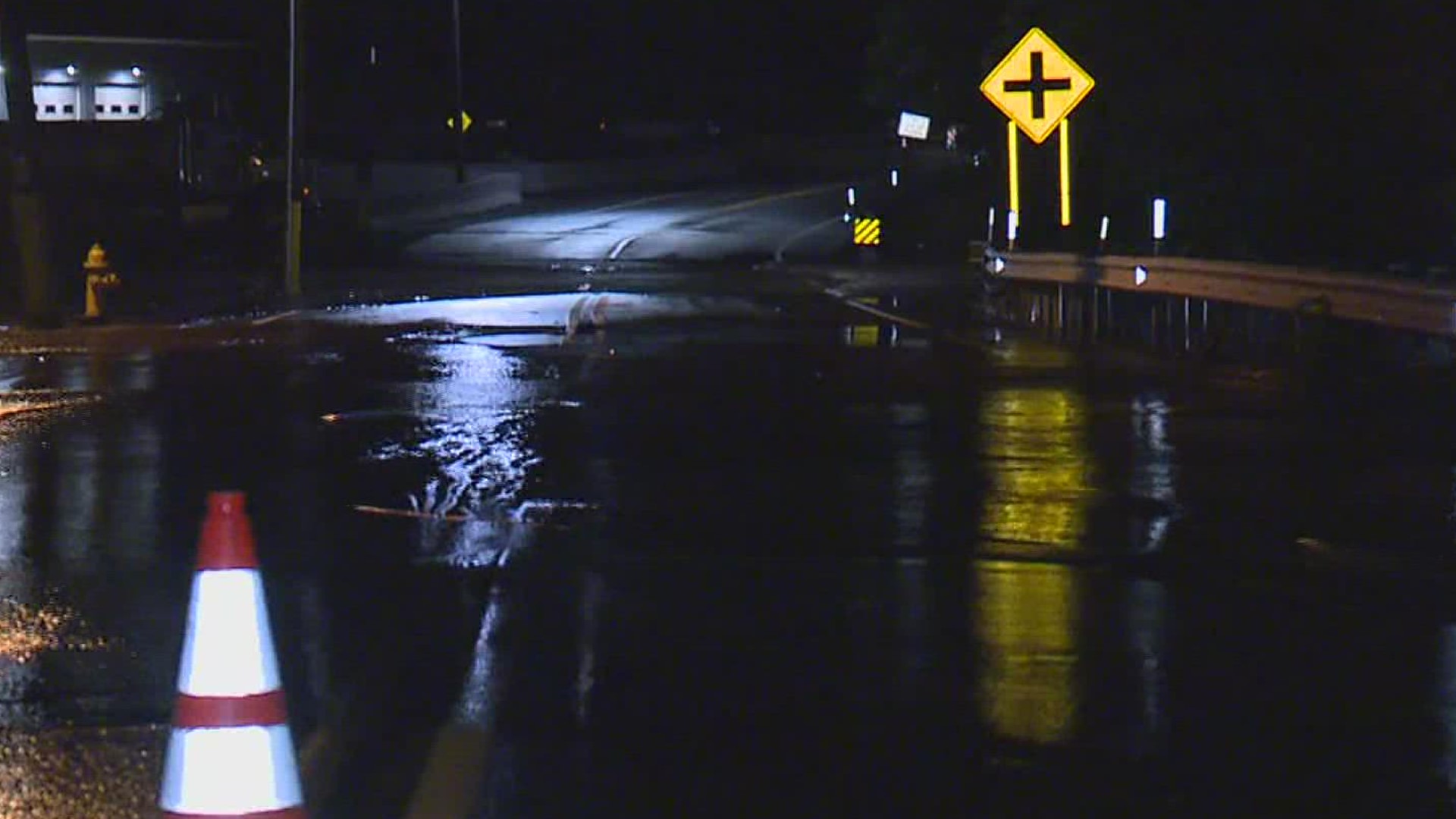 Many roads are shut down after the remnants of Ida battered the area on Wednesday.