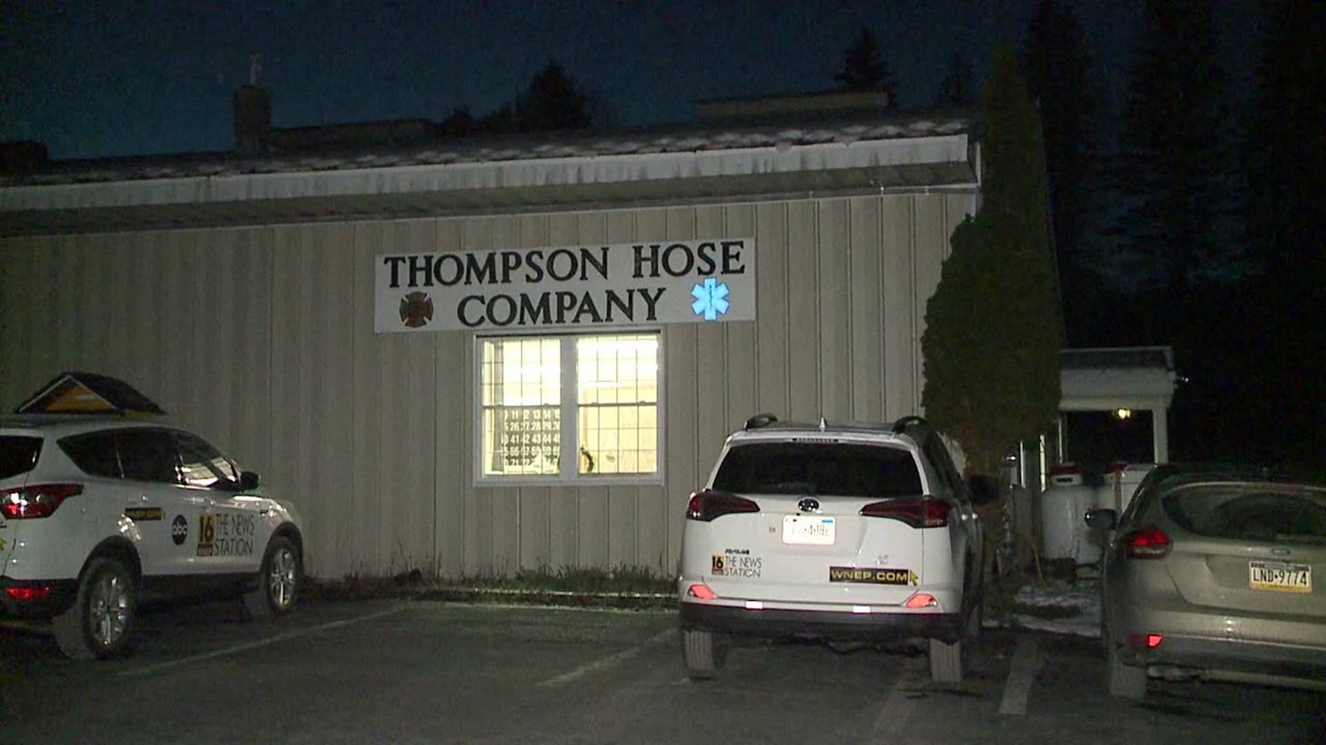 The Thompson Fire Hose Company has been transformed into an overnight warming shelter for those still without power.