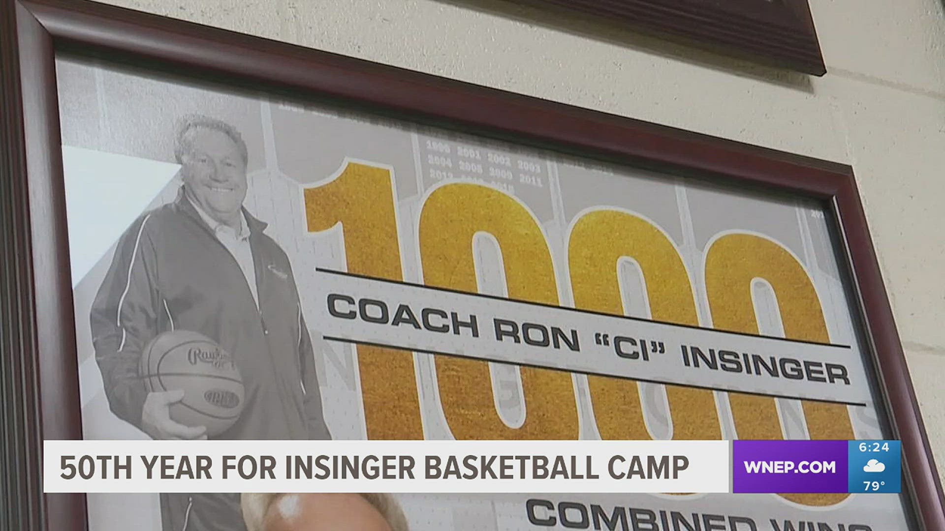 Coach Insinger fighting his cancer diagnosis and still running his camps