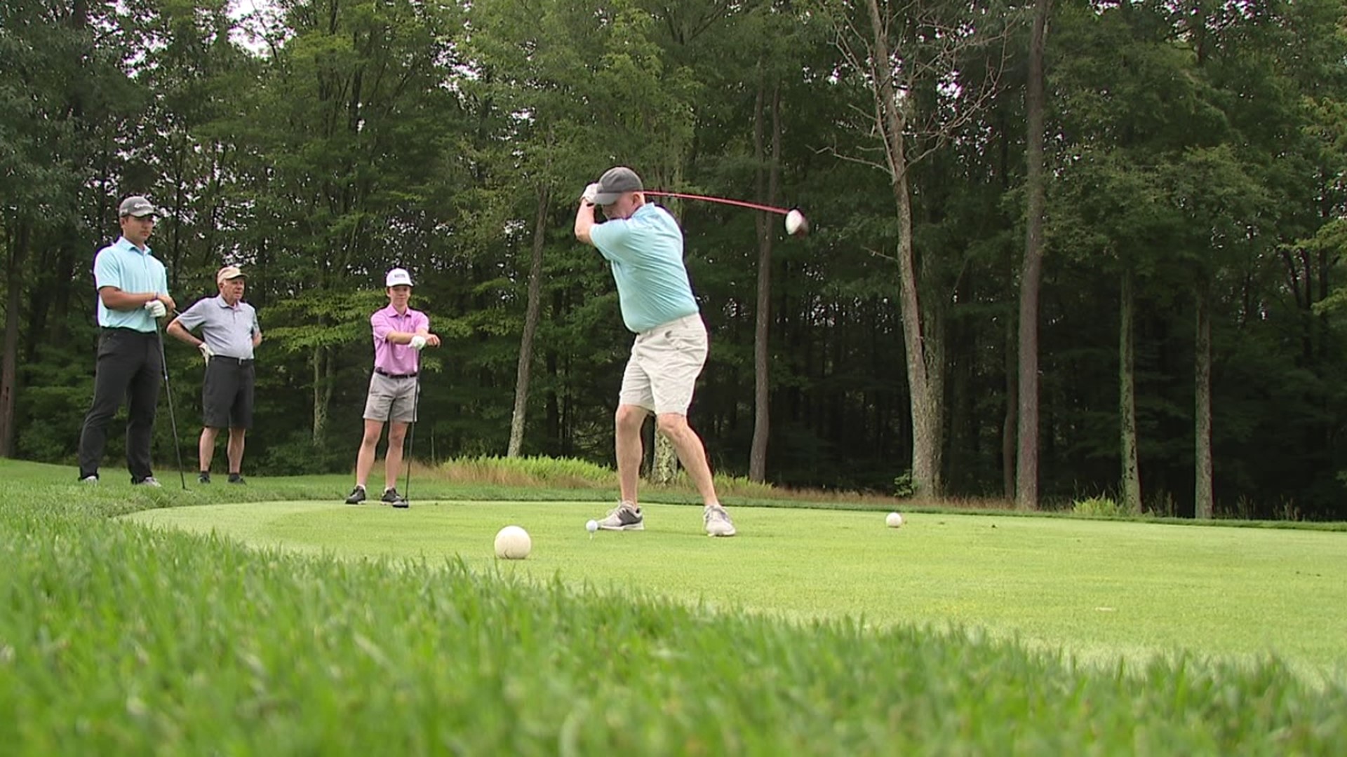 A day on the links is a good way to spend any Monday, but for golfers at Elmhurst Country Club in Lackawanna County, it's for a good cause.