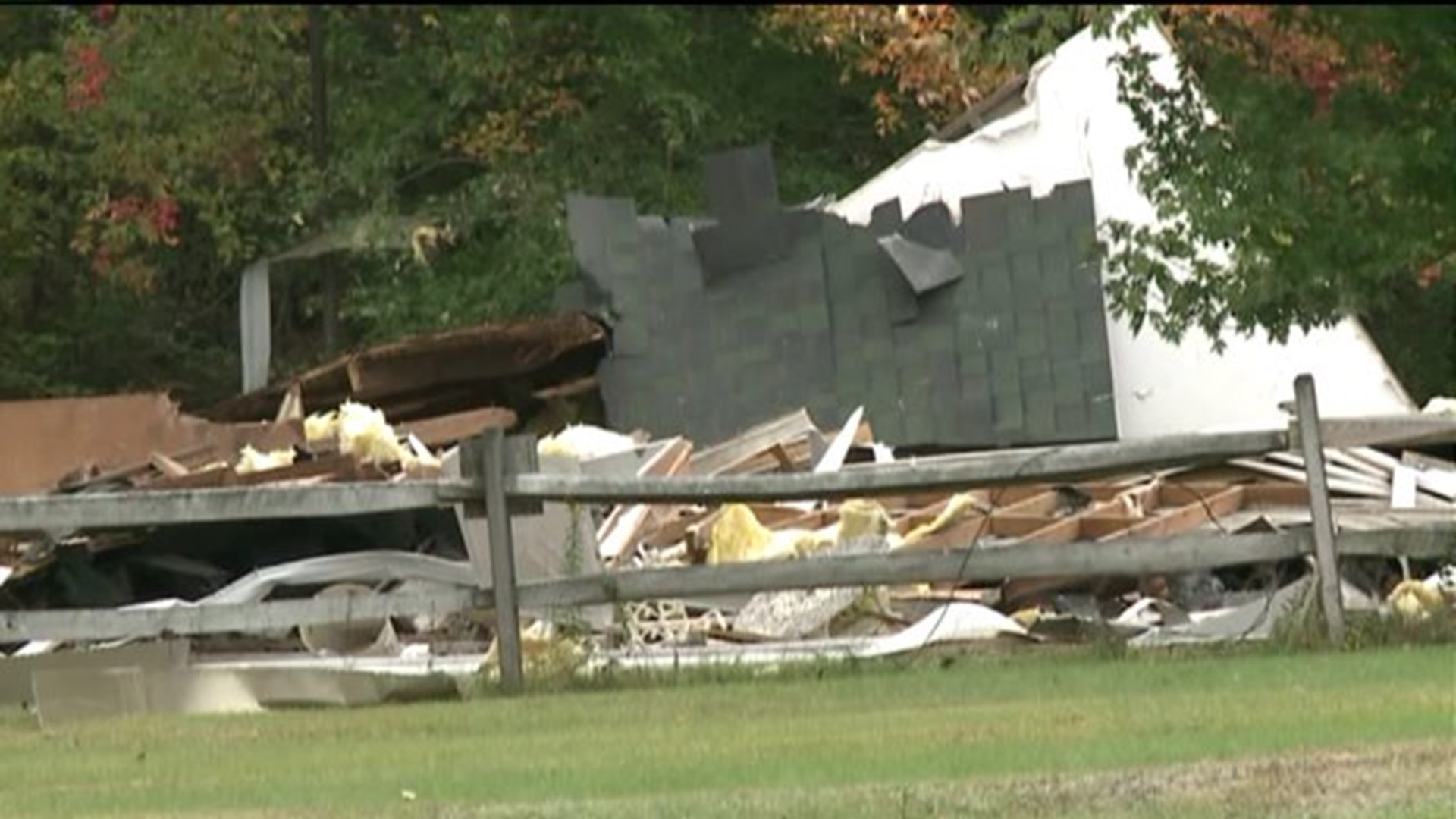 House Leveled by Apparent Explosion