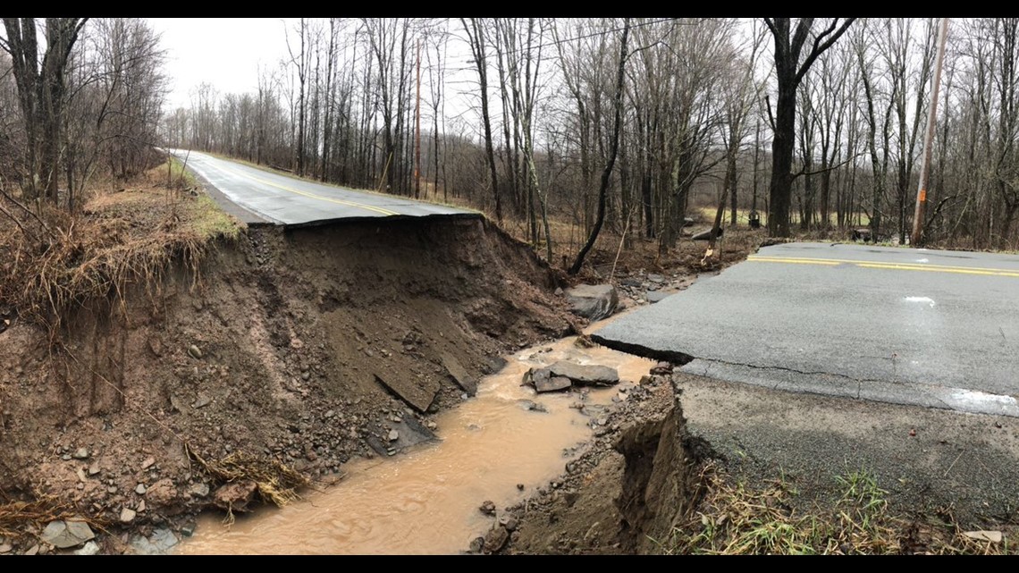 Rain Washes Out Wayne County Road | wnep.com