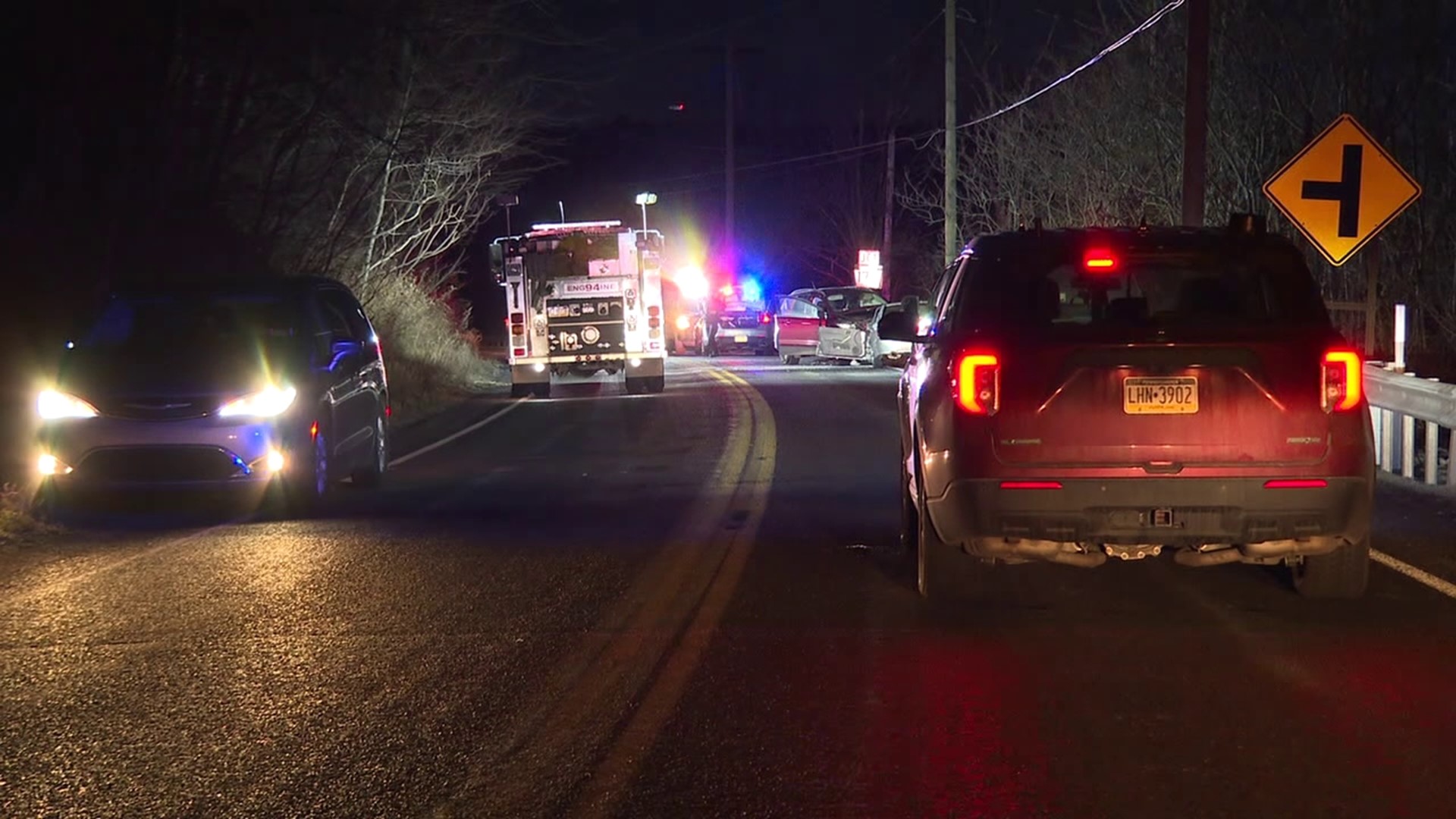 State Police and the coroner's office were called to a crash on Route 6 west of Honesdale Wednesday afternoon.