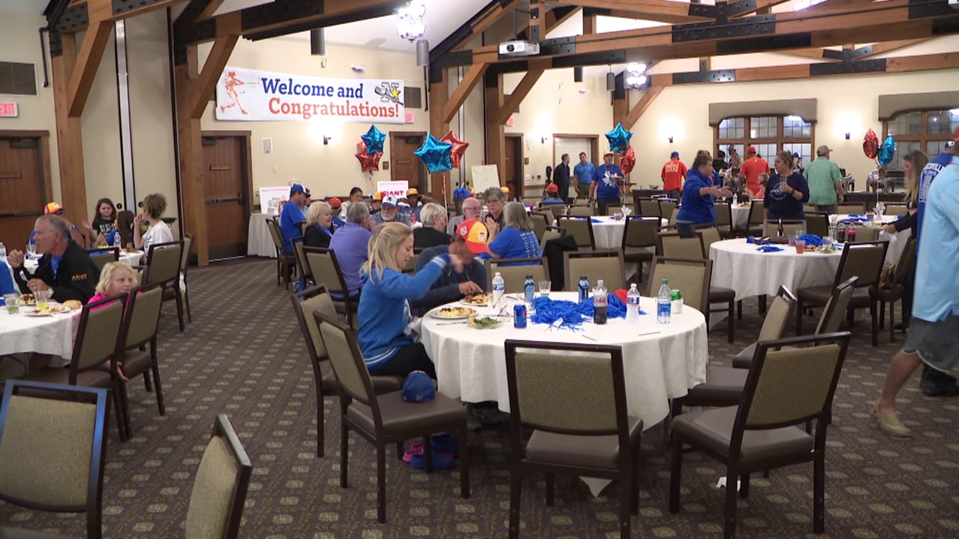 Businesses surrounding the Danville area chipped in to make sure a little league team from Texas had some of the comforts of home.