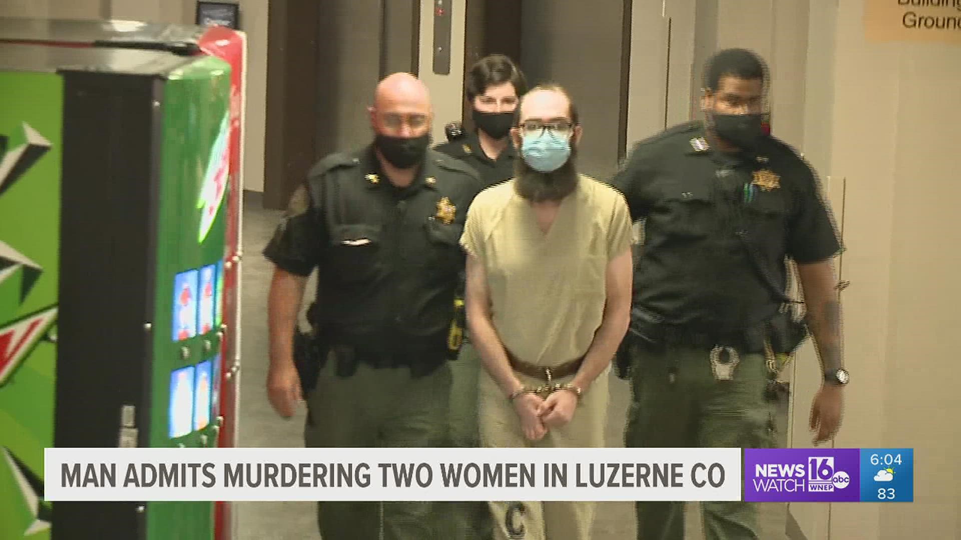 Harold Haulman pleaded guilty on Wednesday to killing two women and has been sentenced to life in prison.