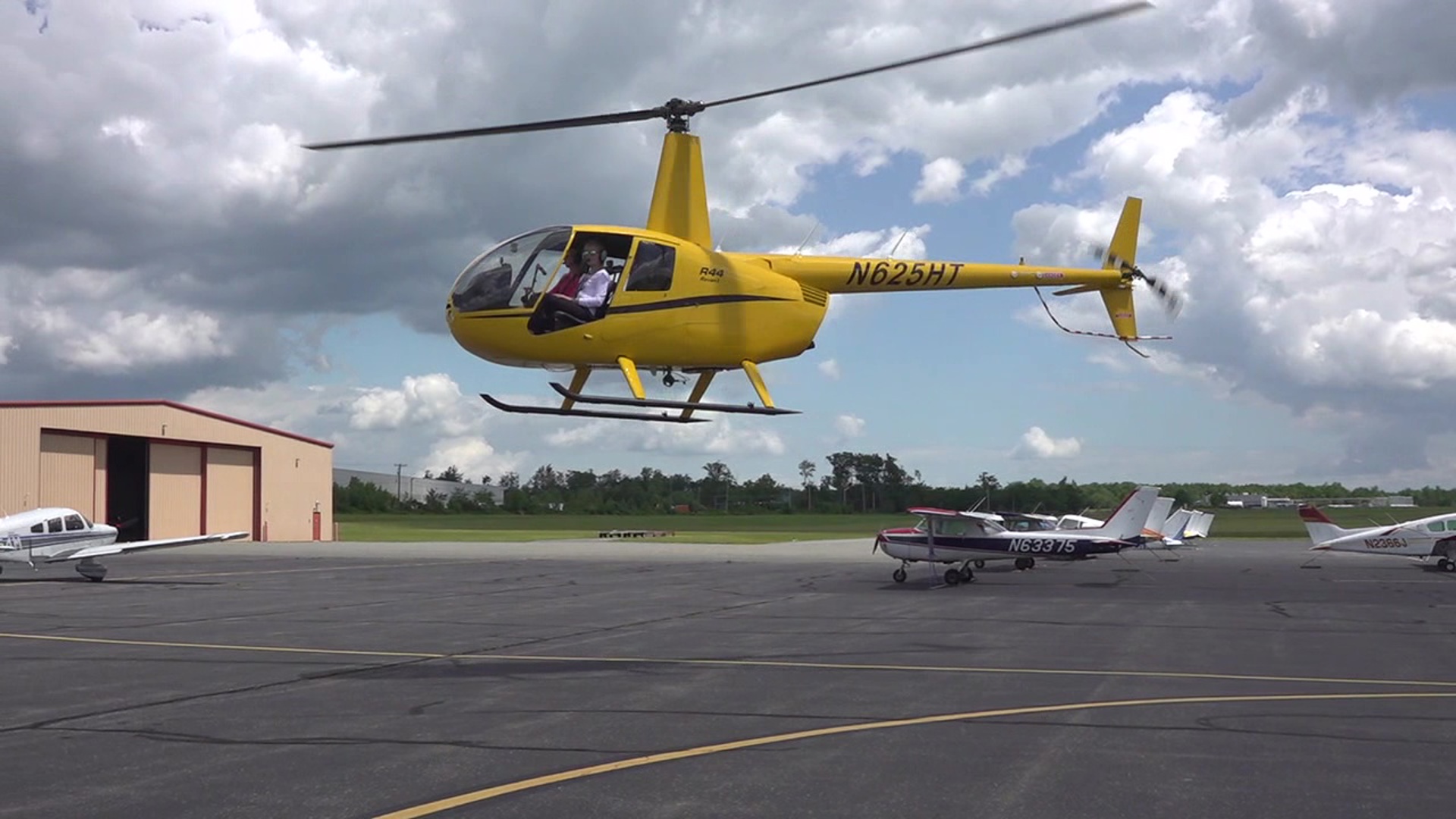 There's a place in the Poconos that takes you up in a helicopter for a tour and also offers a flight school where you can learn to fly one yourself.