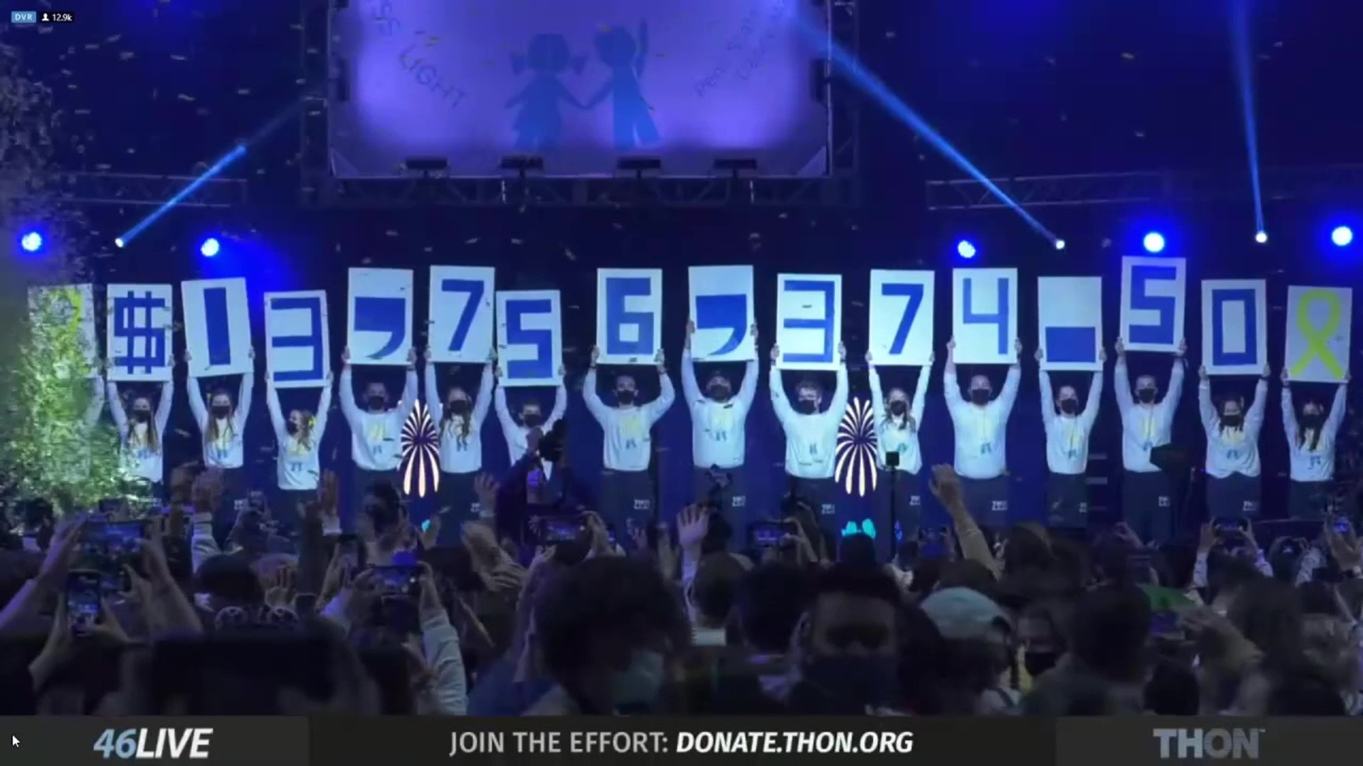 Penn State's THON raised a record amount of money this year—nearly $14 million dollars for childhood cancer research.