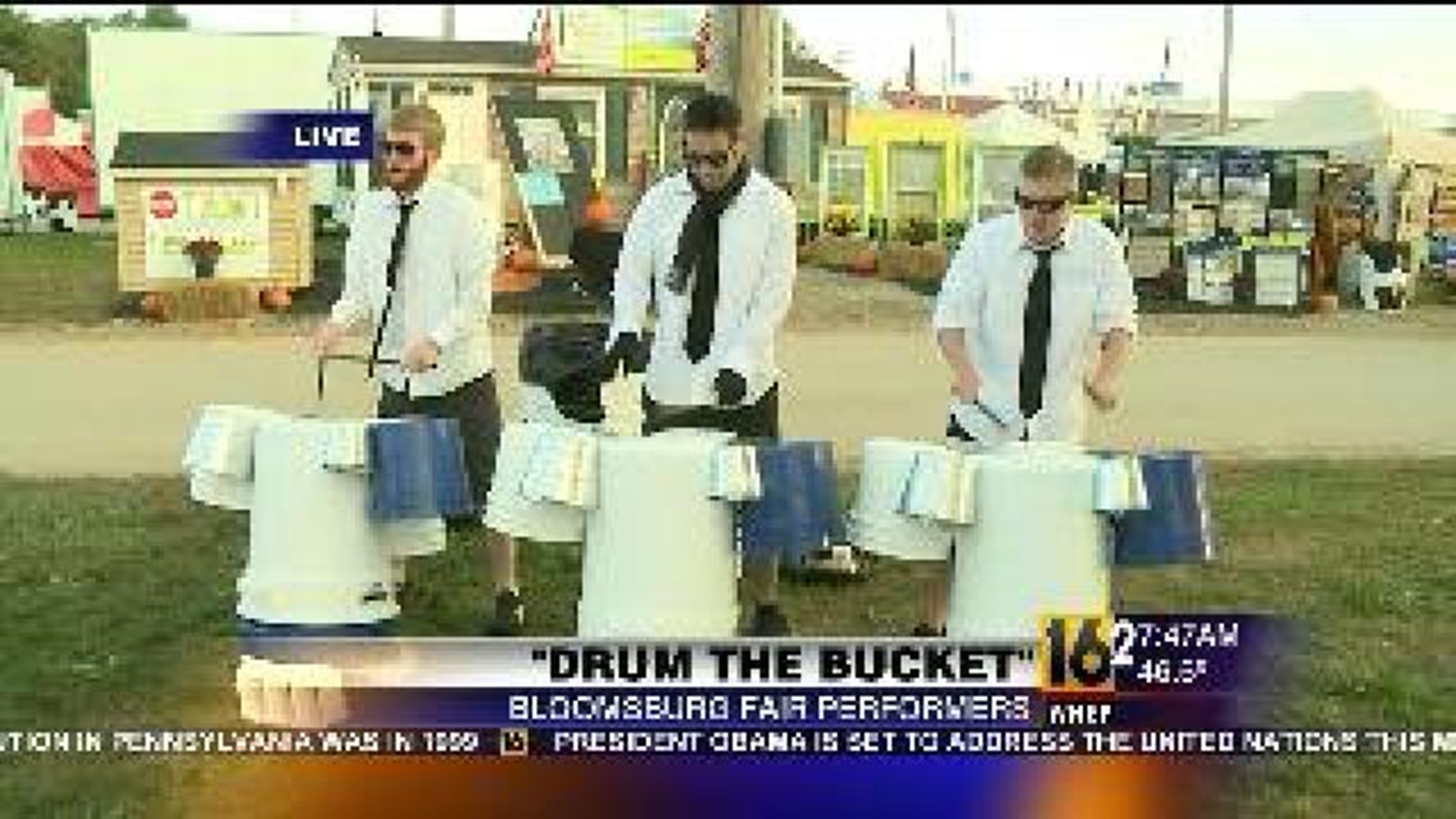 Bloomsburg Fair: Drum The Bucket