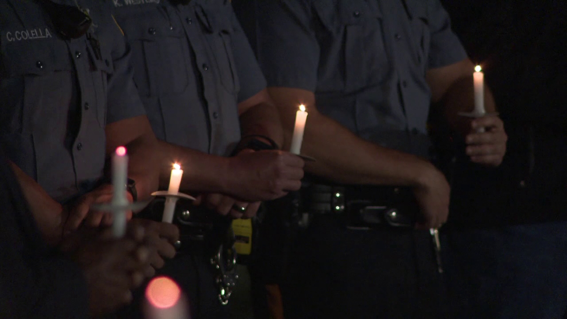 Every year since the attack at the state police barracks, Corporal Bryon Dickson's family members have held a candlelight vigil in Pike County.