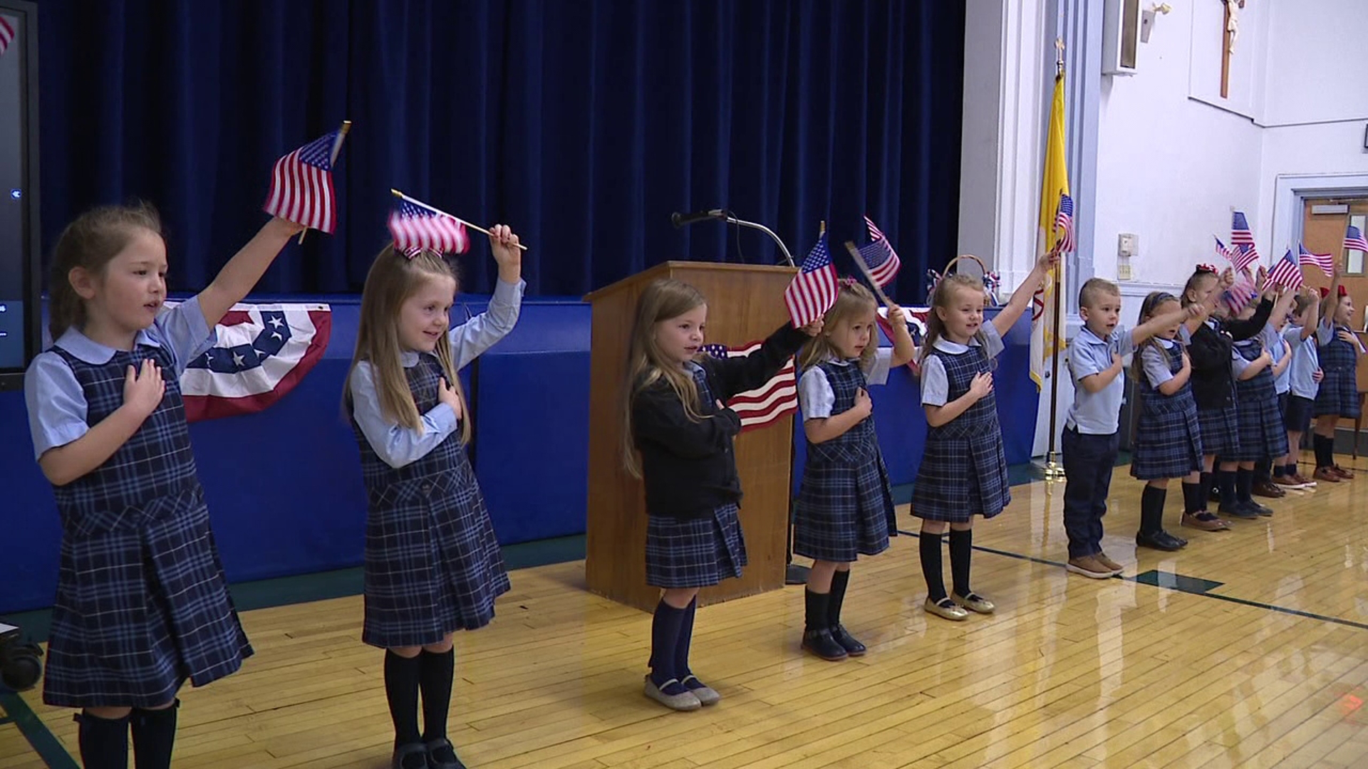 A group of students in Luzerne County honored our veterans just before the holiday. Newswatch 16's Melissa Steininger explains what this means to those who serve.