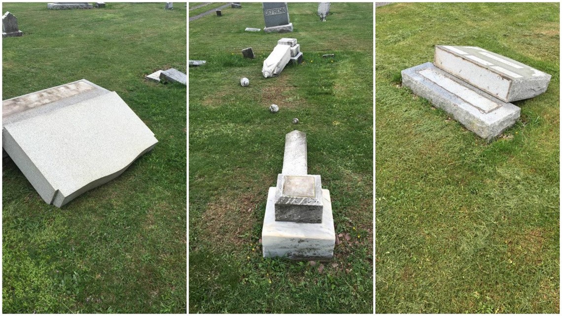 Cemetery Vandalism In Schuylkill County | Wnep.com