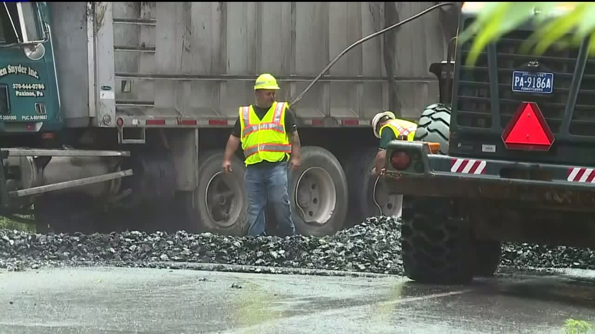 Truck Hauling Coal Crashes in Northumberland County