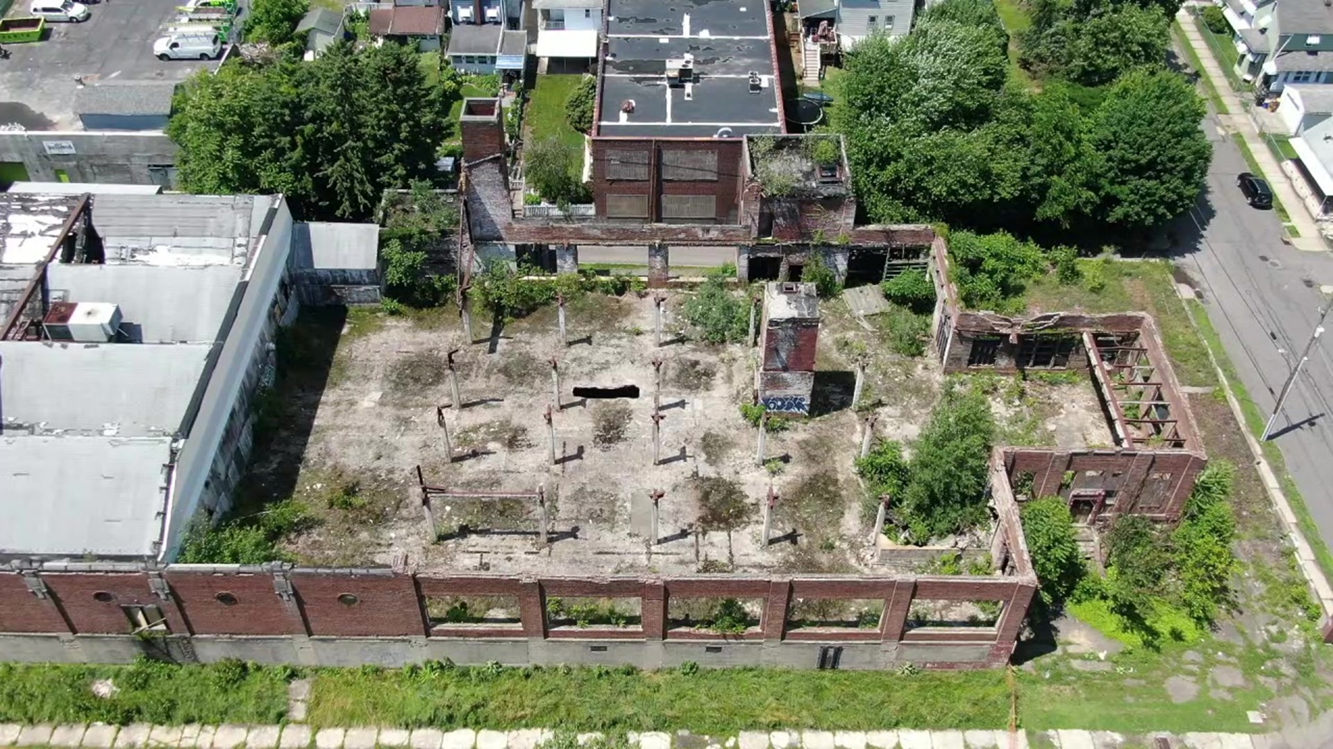 A long-time eye sore in Luzerne County can now be torn down, thanks to new state funding. Officials say it's a step in the right direction.