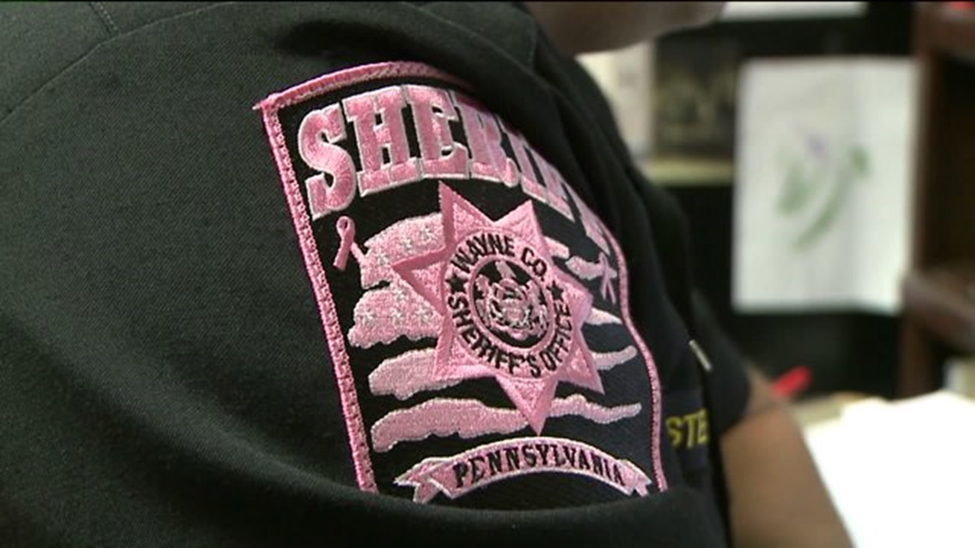 Wayne County Sheriffs Sport Pink for Fellow Deputy