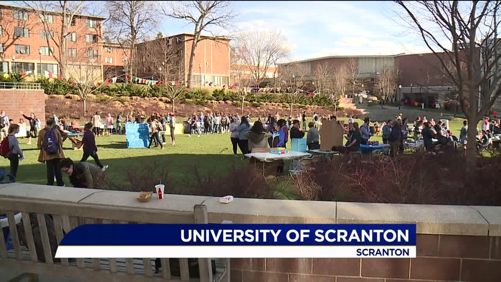 University of Scranton Students Take Back the Night