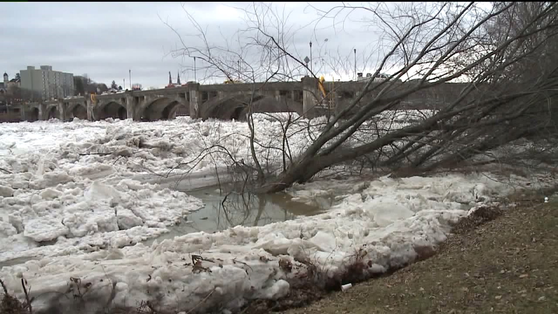 Ice Jams Forming on Streams, Rivers in Luzerne County