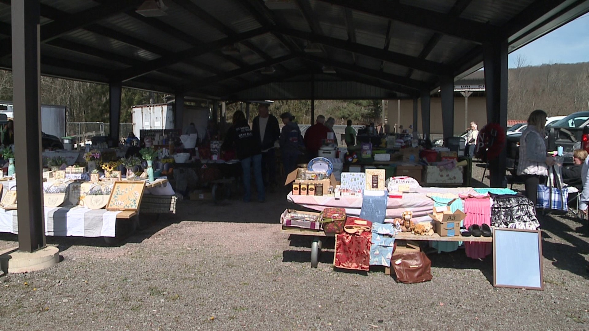 The flea market took place at the Jefferson Township Volunteer Fire Company from 8 a.m. to 1 p.m.
