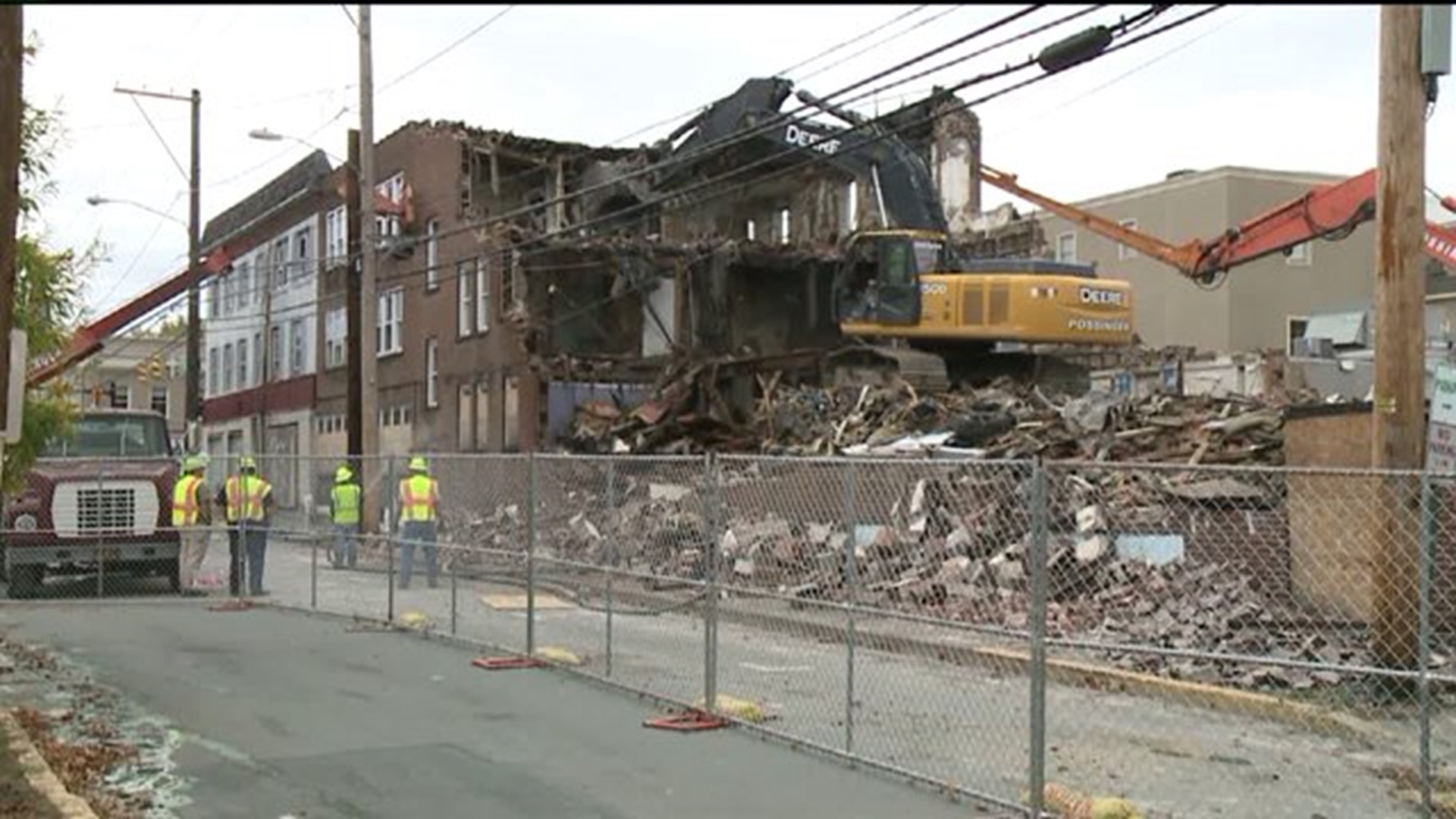Demolition of Old Carlton House Underway