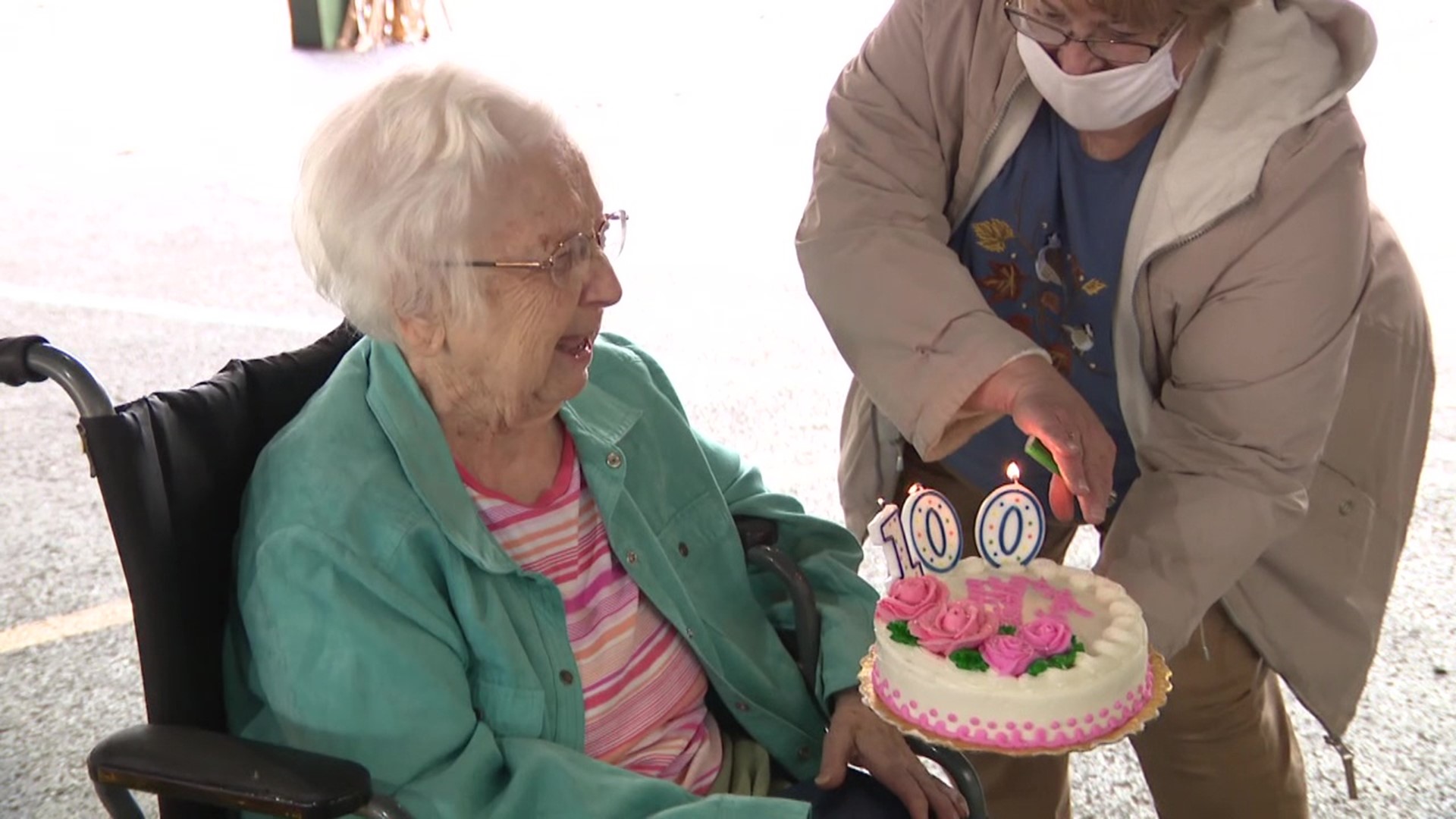It's not every day you turn 100-years-old, but a woman in the Poconos celebrated that milestone with her church family and friends.
