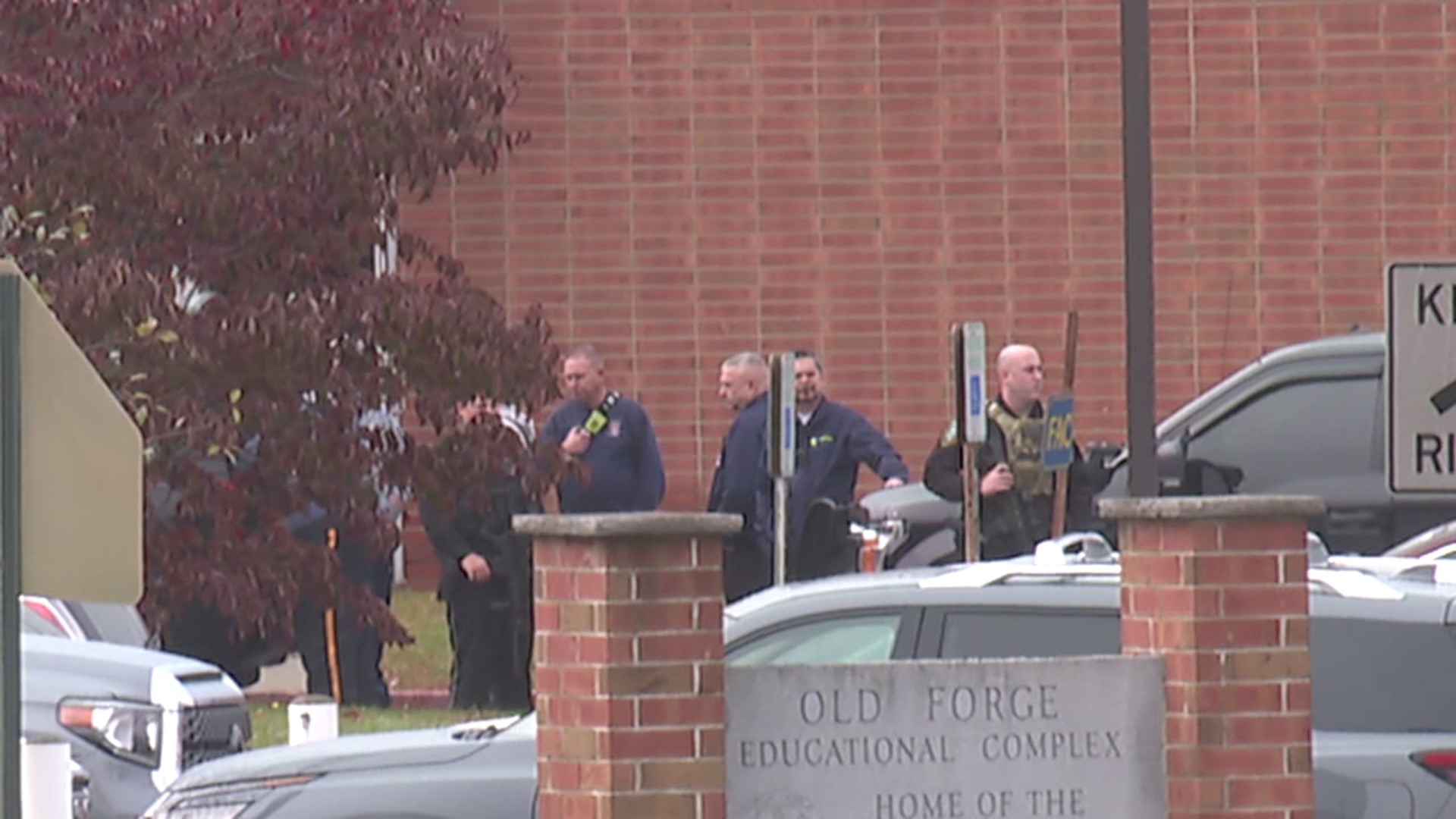 Students were evacuated around 1 p.m. Monday after officials received a threat.