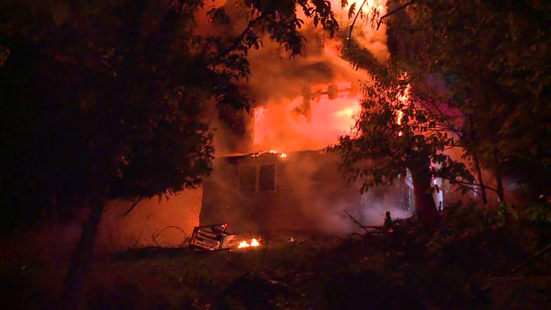Crews were called around 4 Thursday morning for a fire on Meade St. in Dunmore.