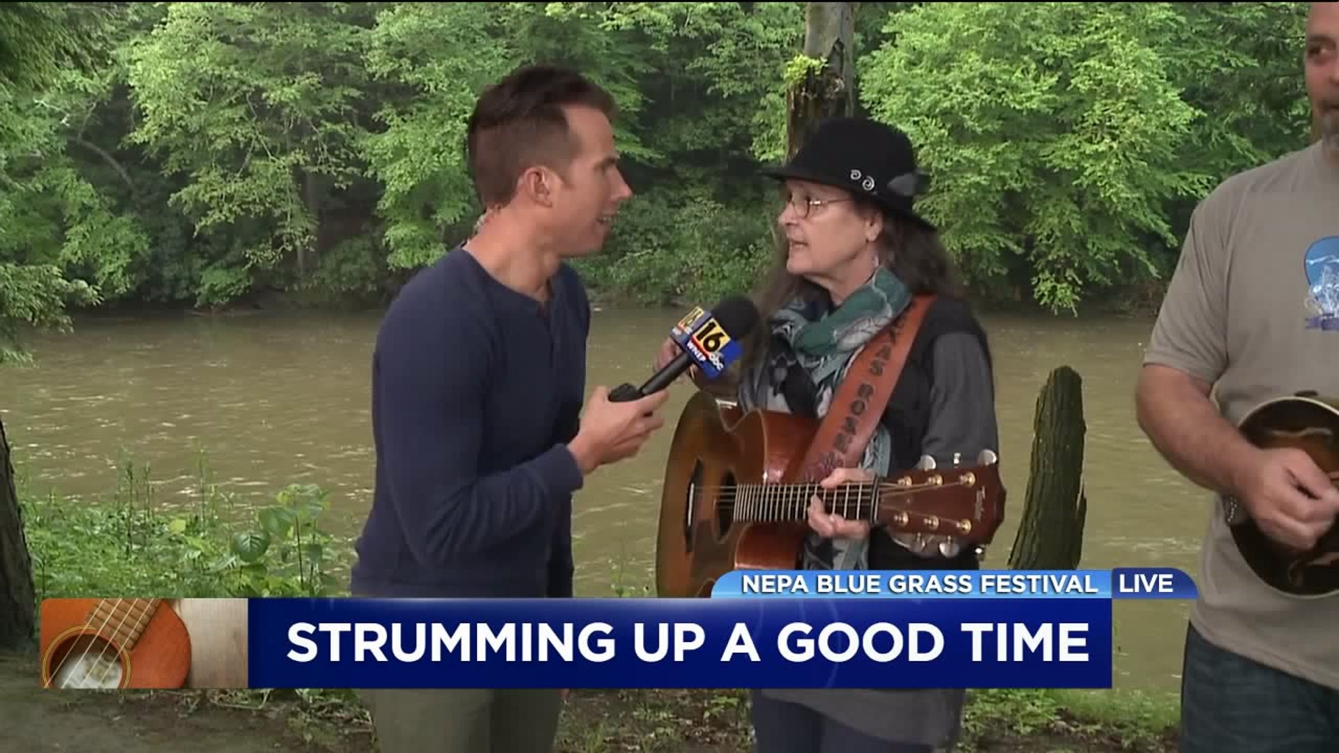 Ryan Tries Yodeling with the Folks from the NEPA Bluegrass Festival