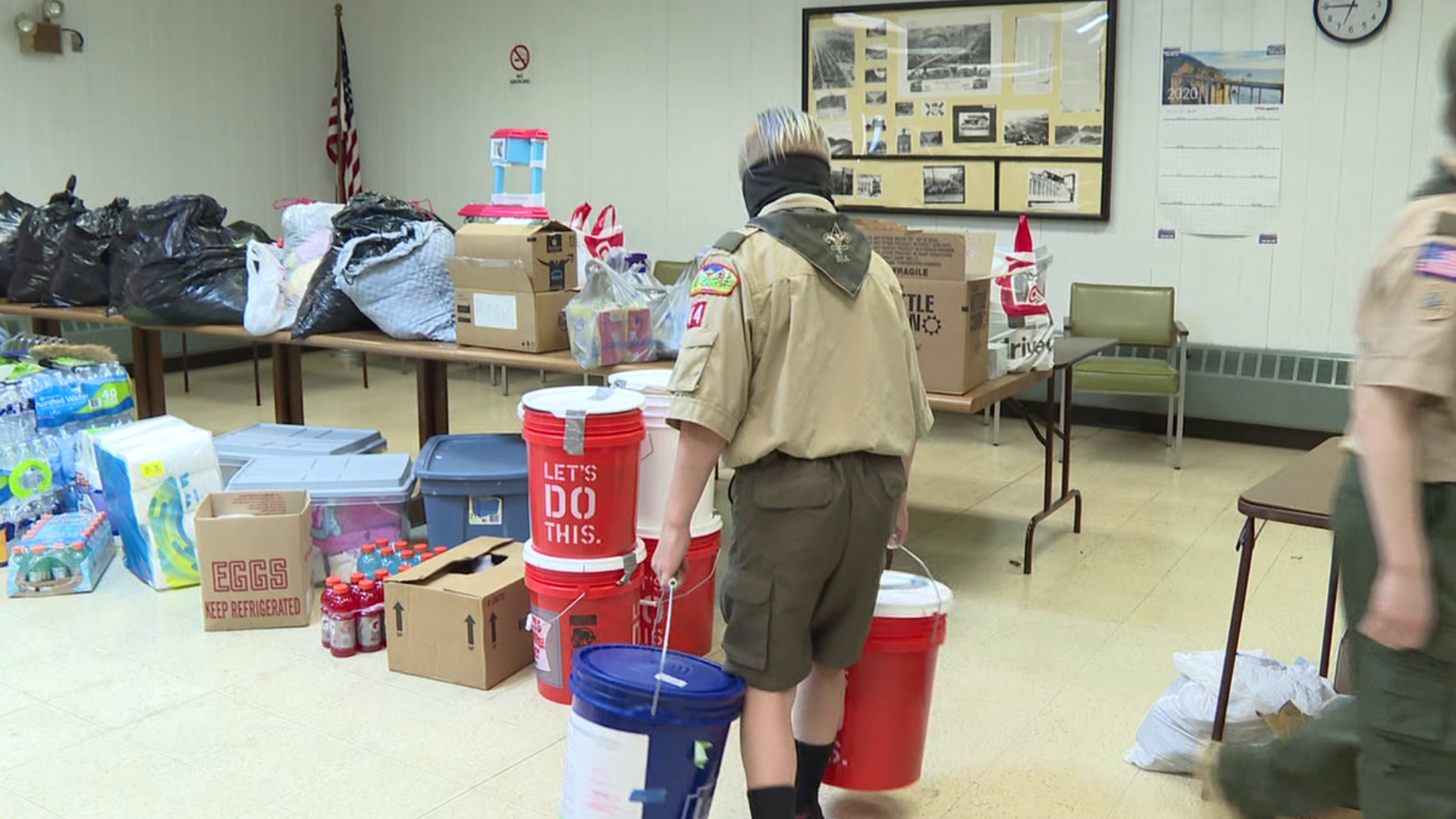 Boy scouts help Gilberton flood victims | wnep.com